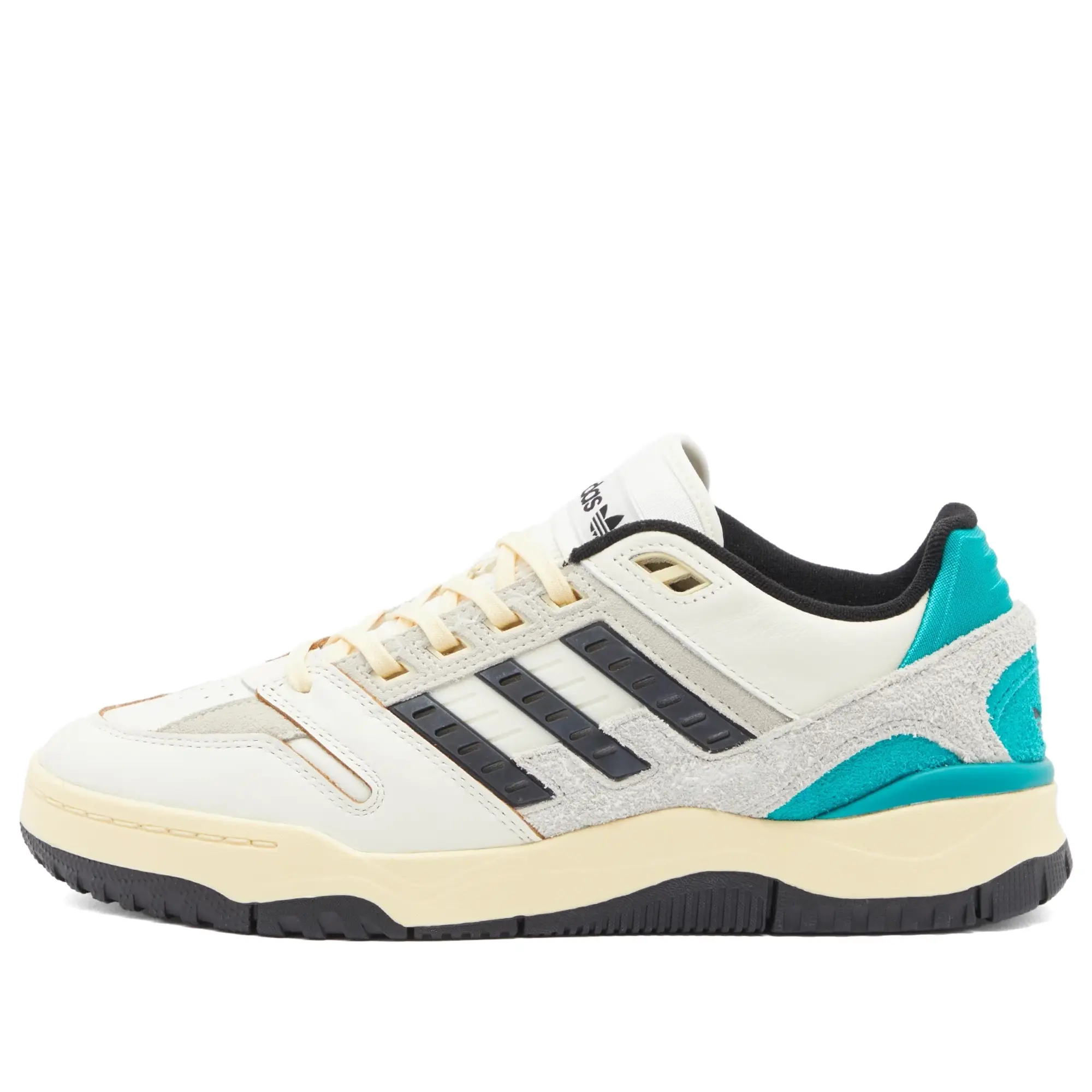 Adidas Originals Torsion Phantom Low Trainers In Off White & Green