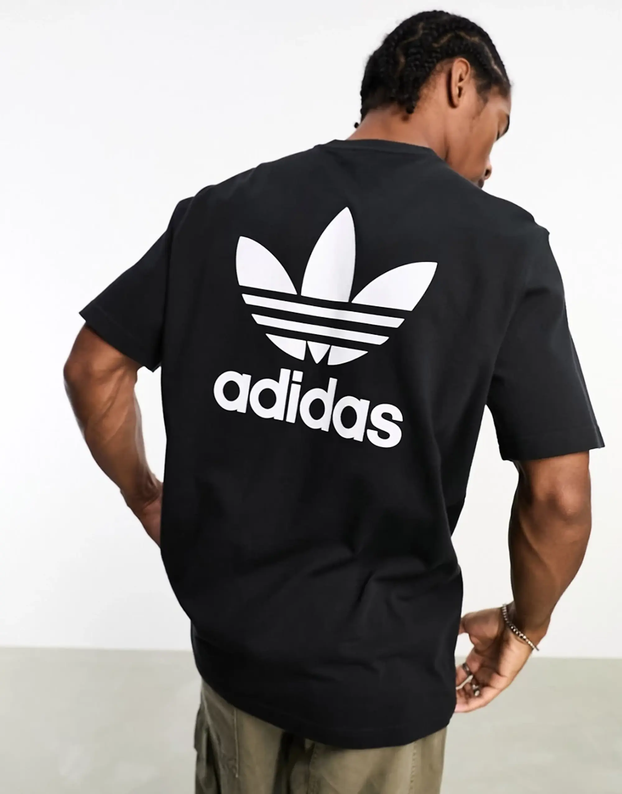 Adidas Originals Adicolor Classics Back+front Trefoil Boxy Short Sleeve T-shirt
