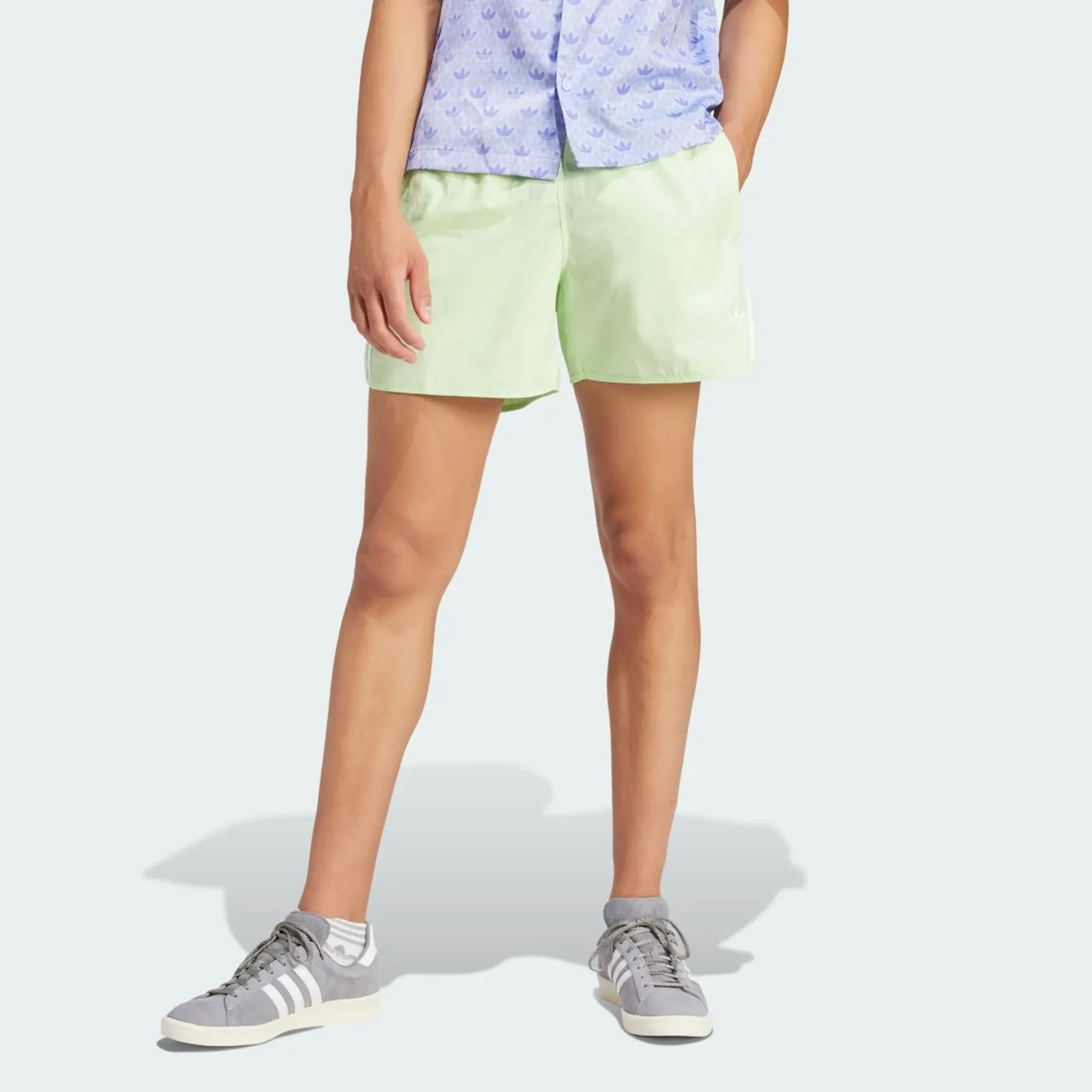 Adidas Originals Sprinter Shorts In Pastel Green
