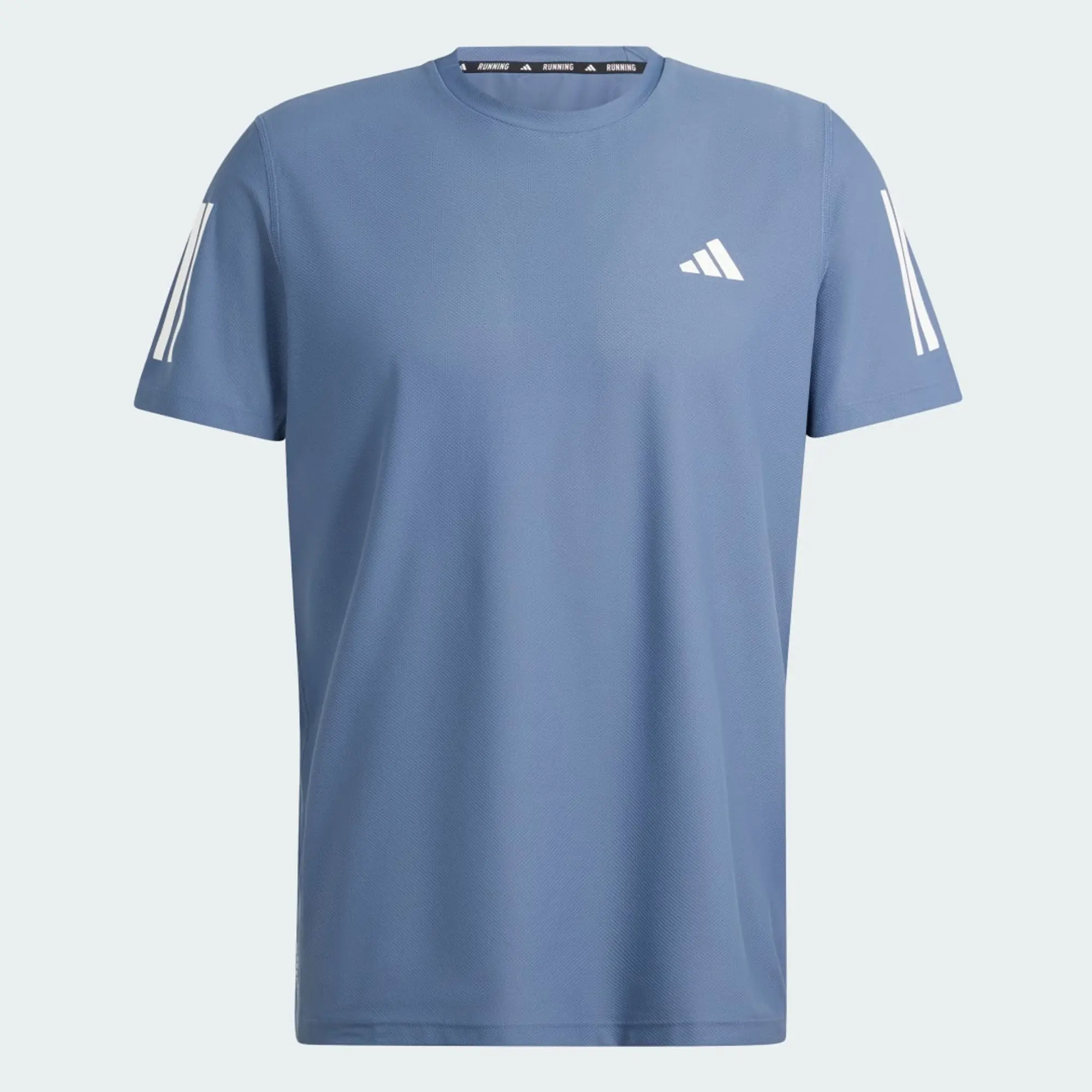 Adidas Running Own The Run T-Shirt In Navy