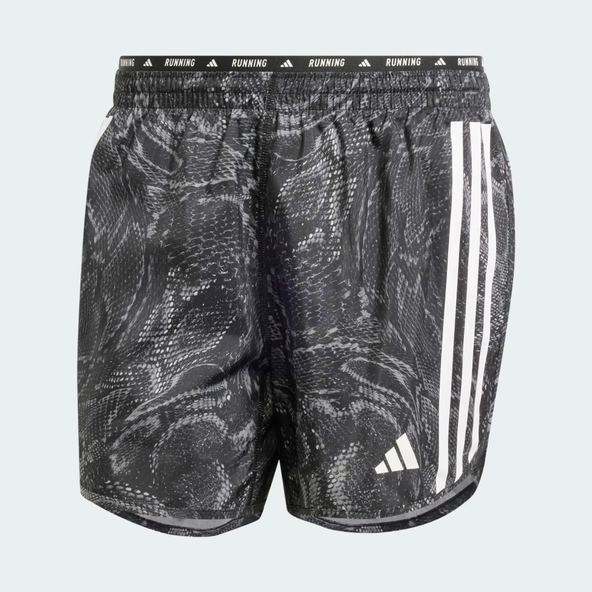 Adidas Running Own The Run Shorts In Print-Grey