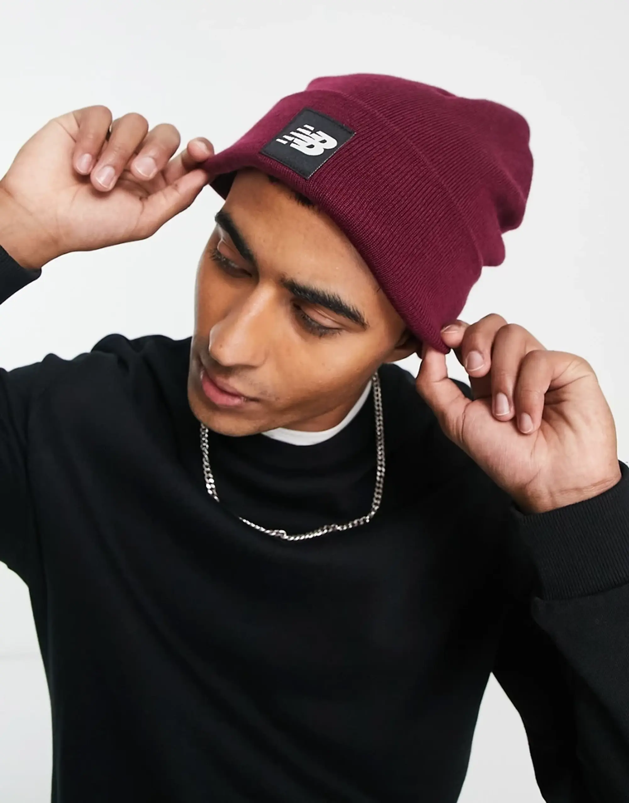 New Balance Cuffed Flying Logo Beanie