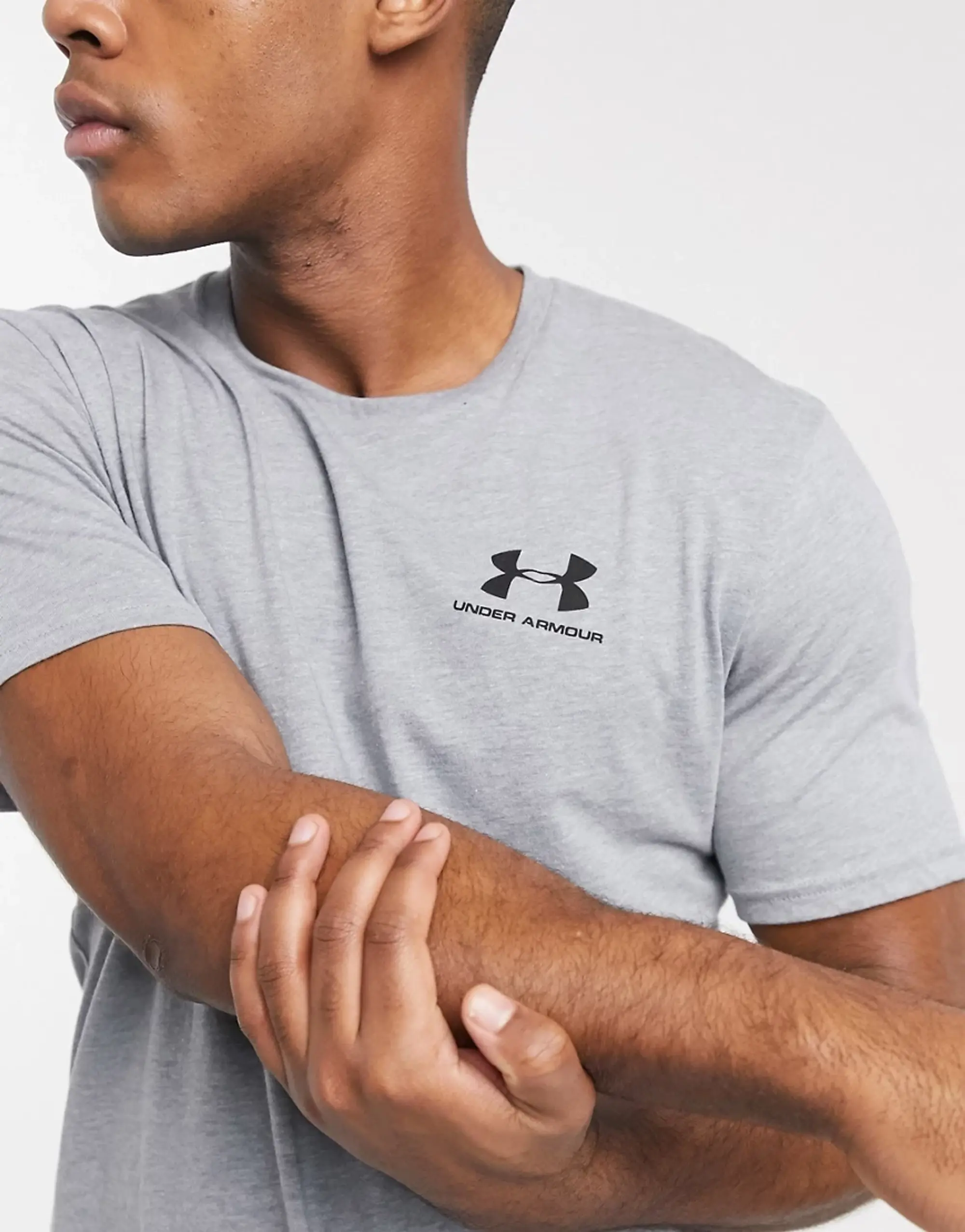 Under Armour Sportstyle T-Shirt  - Grey - Size 2XL - Grey