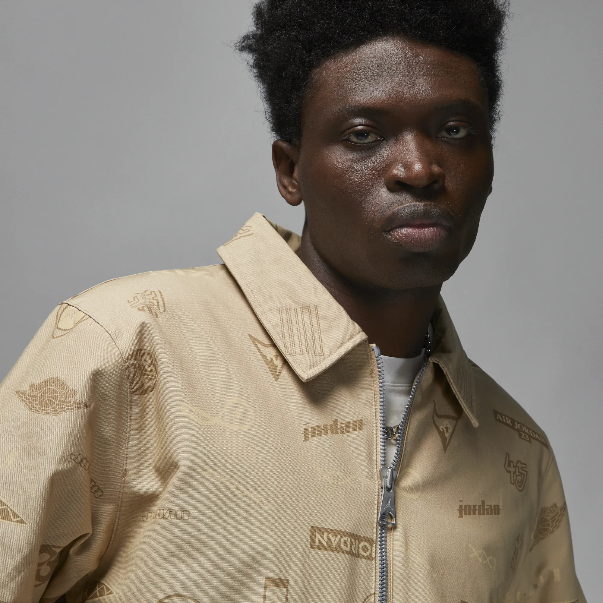 Nike Jordan Jordan Flight Heritage Jacket, Brown | DV7563-254 