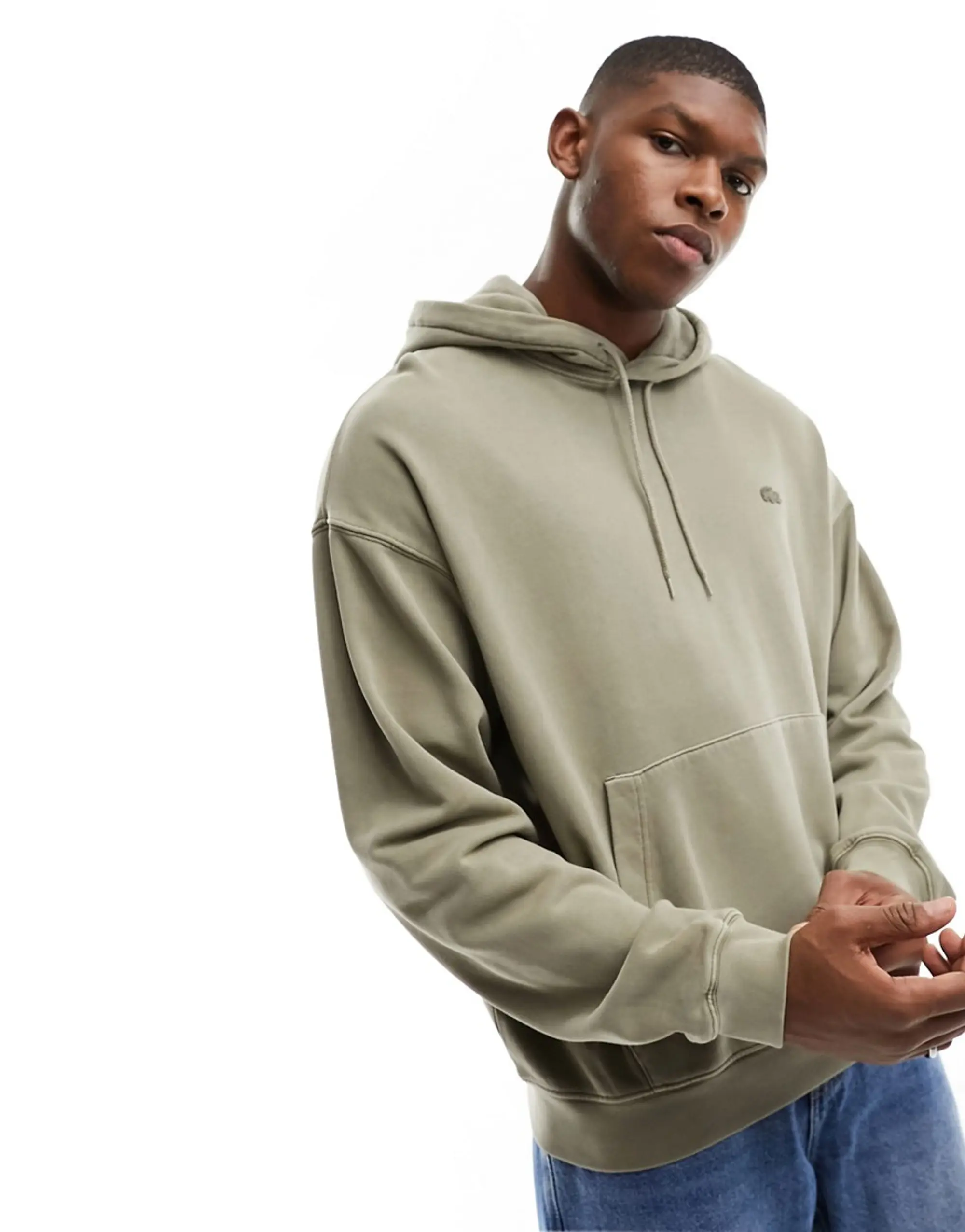 Lacoste Loose Fit Cotton Fleece Jogger Hoodie