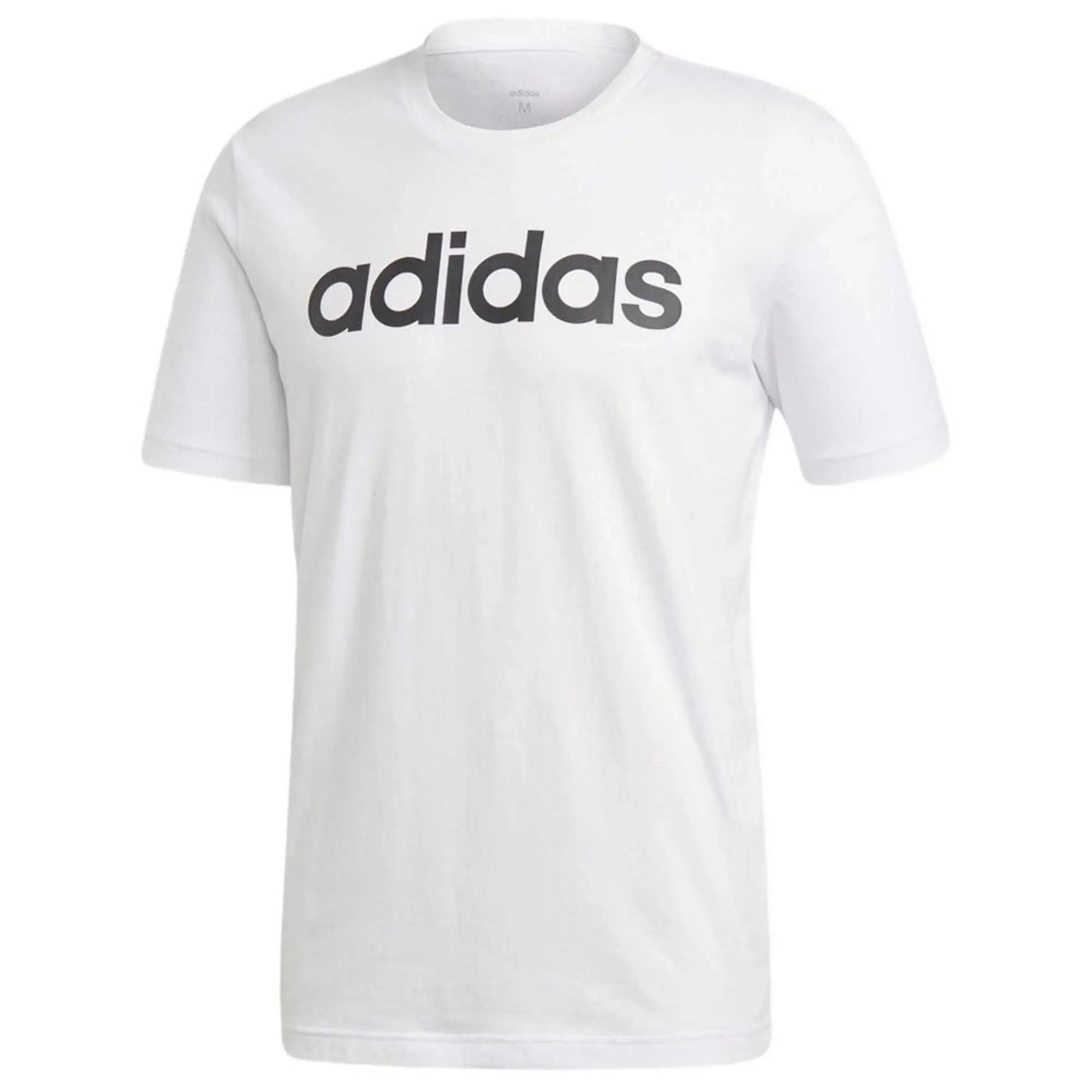 Adidas Essentials Linear Short Sleeve T-shirt  - White