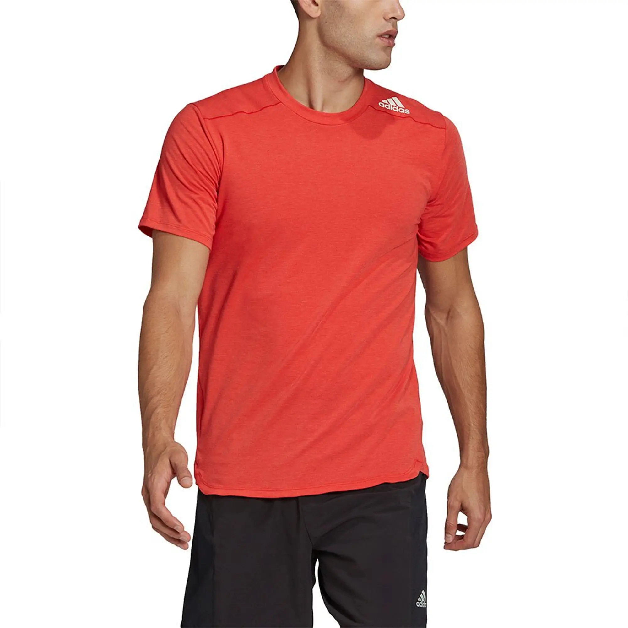 Adidas D4t Short Sleeve T-shirt  - Red
