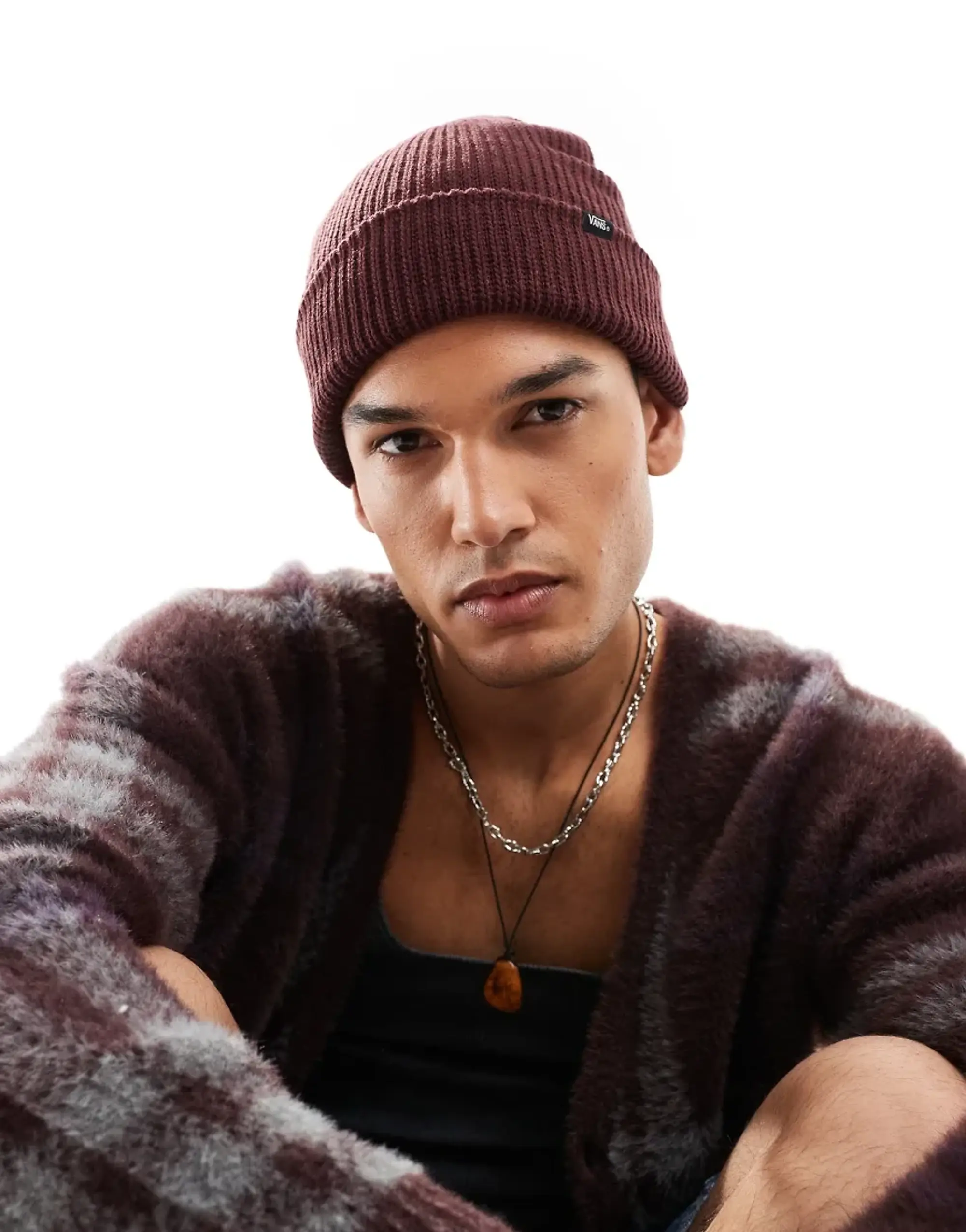 Vans - Core Basics Beanie, Man, Burgundy