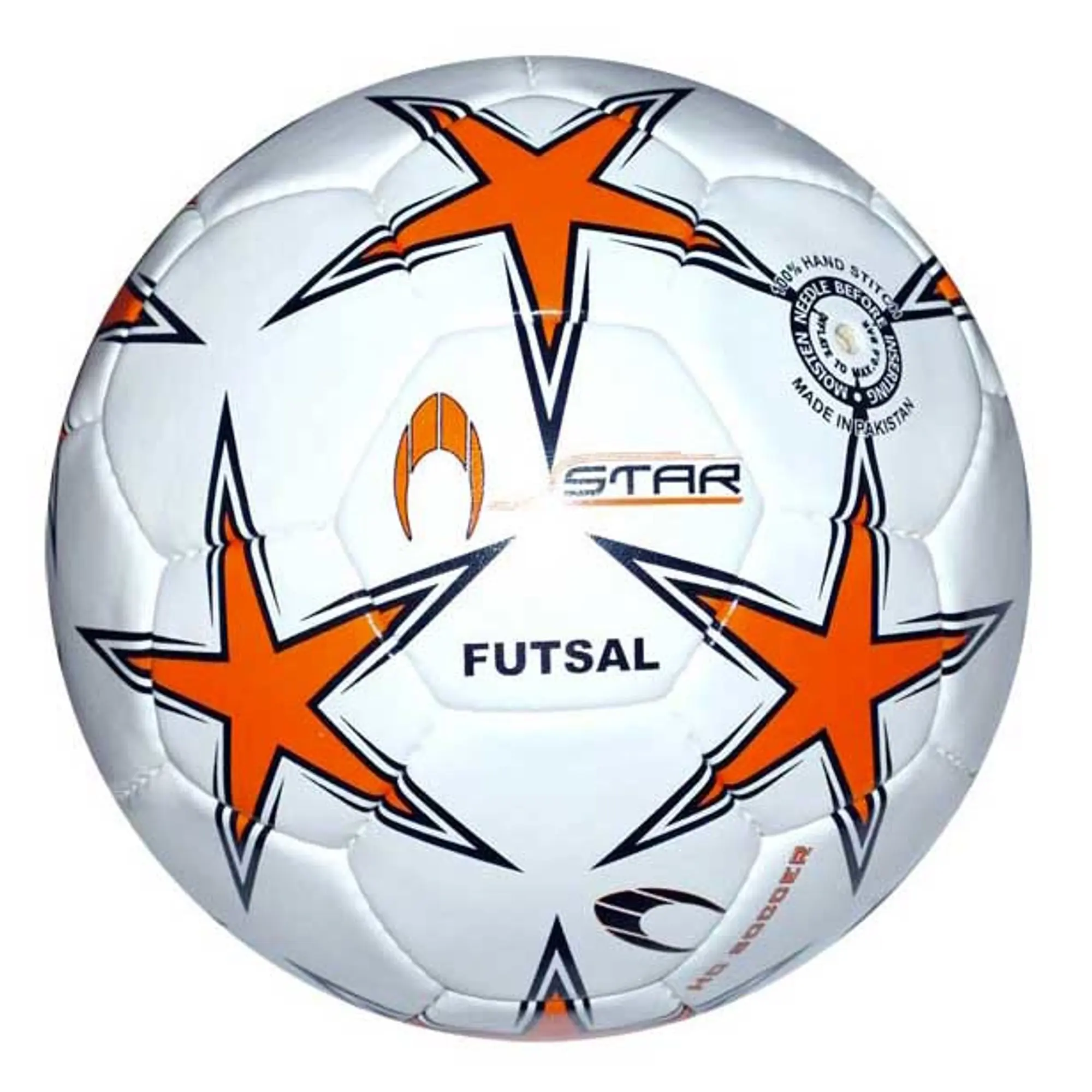 Ho Soccer Star Indoor Football Ball  - White,Orange