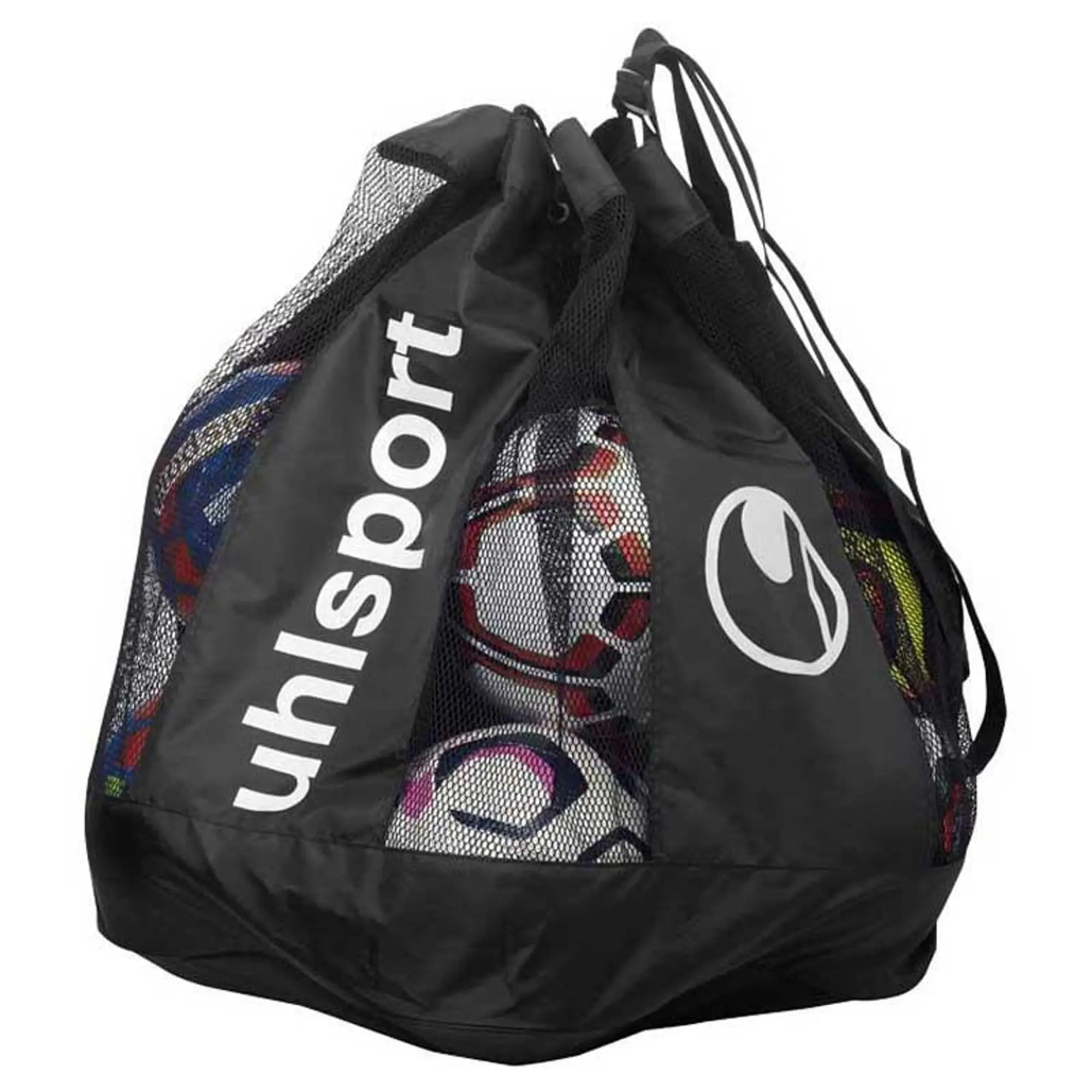 Uhlsport Logo Ball Bag  - Black,Grey