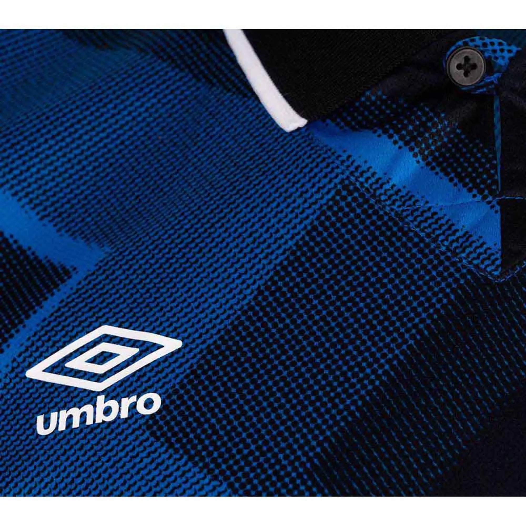 Umbro Terrace Short Sleeve T-shirt  - Blue,Black