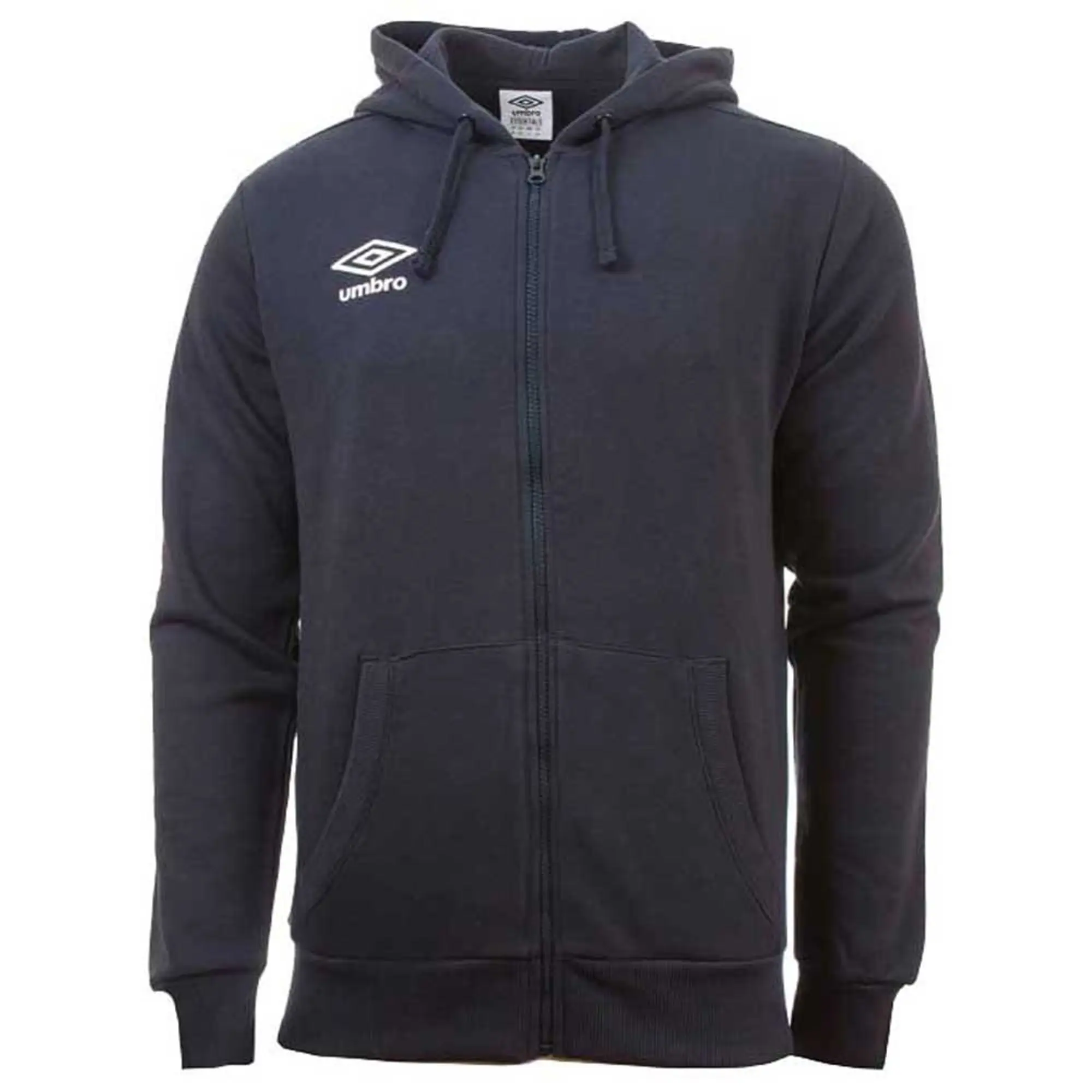 Umbro Small Logo Full Zip Sweatshirt  - Blue