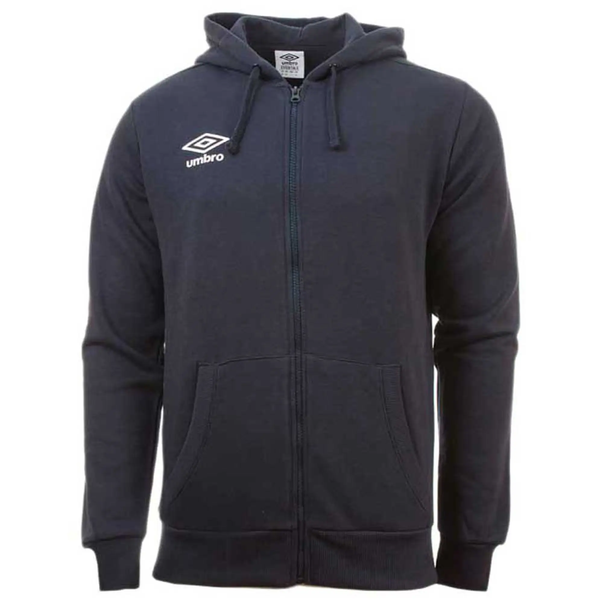 Umbro Small Logo Full Zip Sweatshirt  - Blue