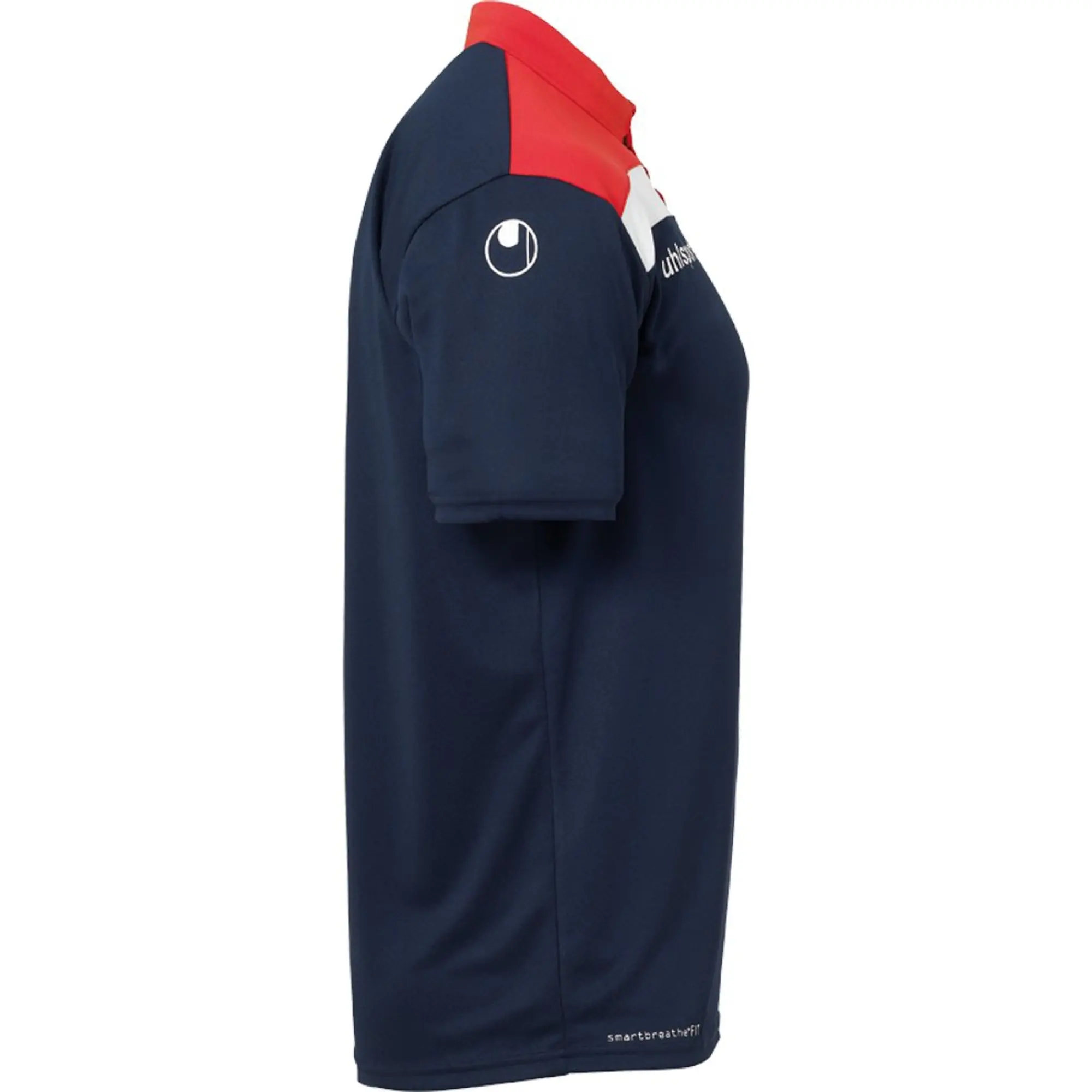Uhlsport Offense 23 Short Sleeve Polo  - Red,Blue
