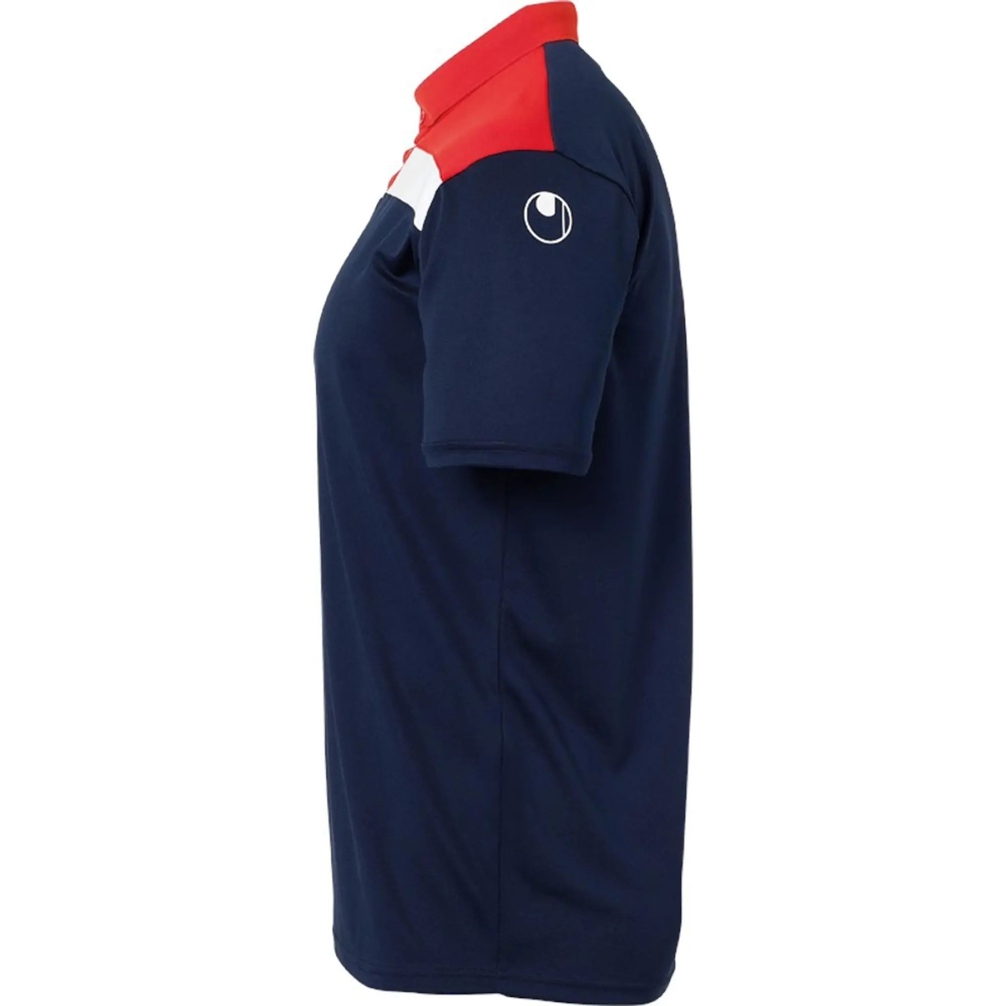 Uhlsport Offense 23 Short Sleeve Polo  - Red,Blue