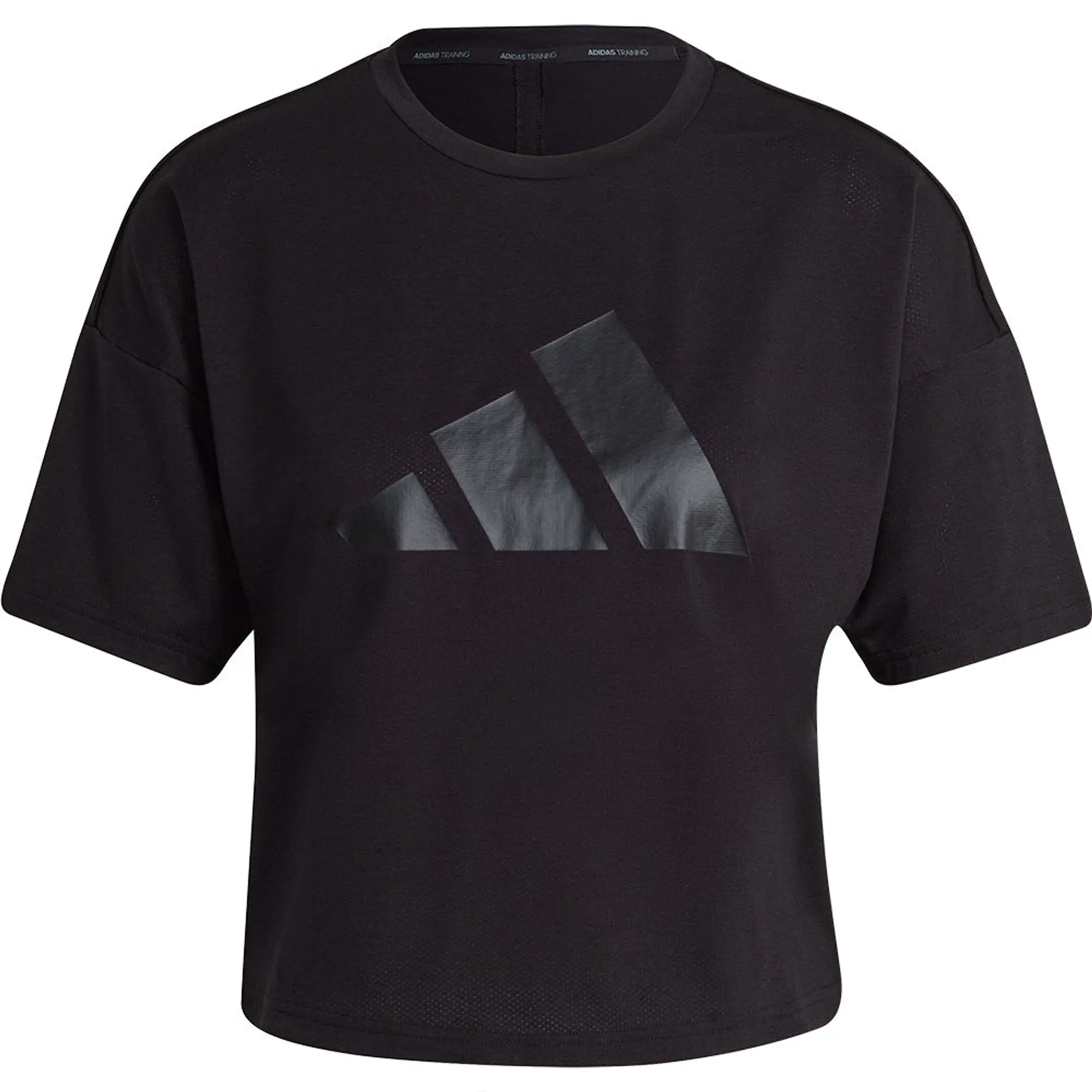 Adidas Icons 3 Bar Logo Short Sleeve T-shirt  - Black