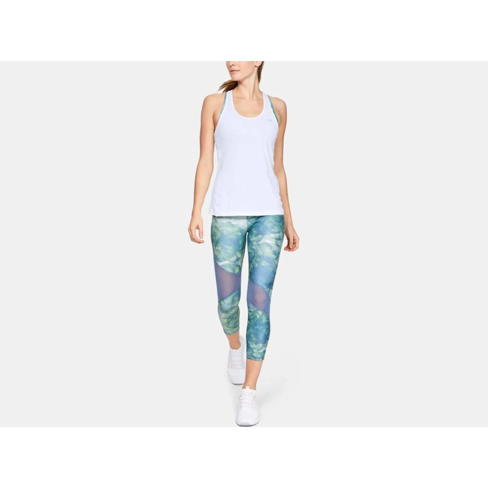 Under Armour Heatgear Armour Racer Sleeveless T-shirt  - White