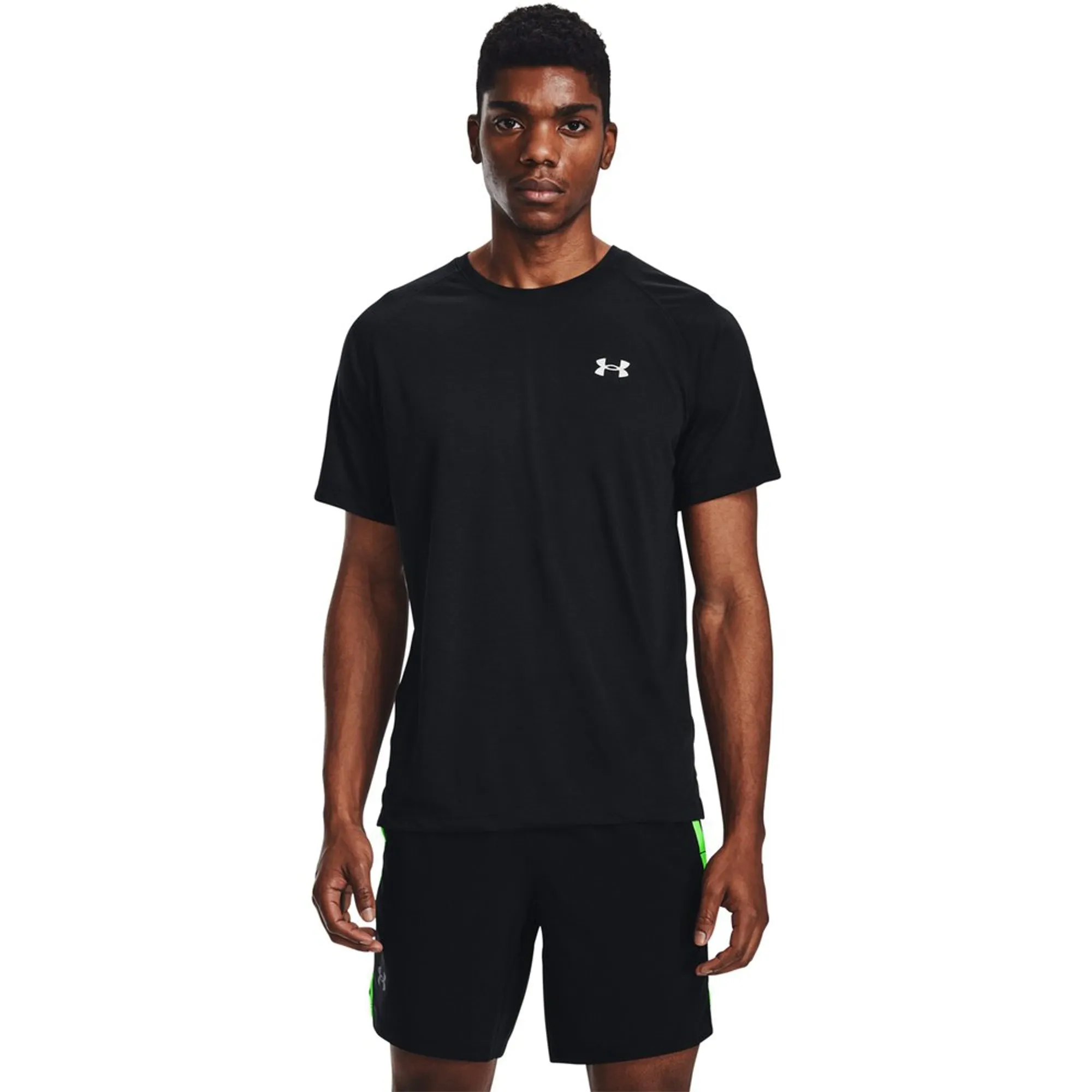 T-Shirt Under Armour Streaker Ss Tee Black Xxxl