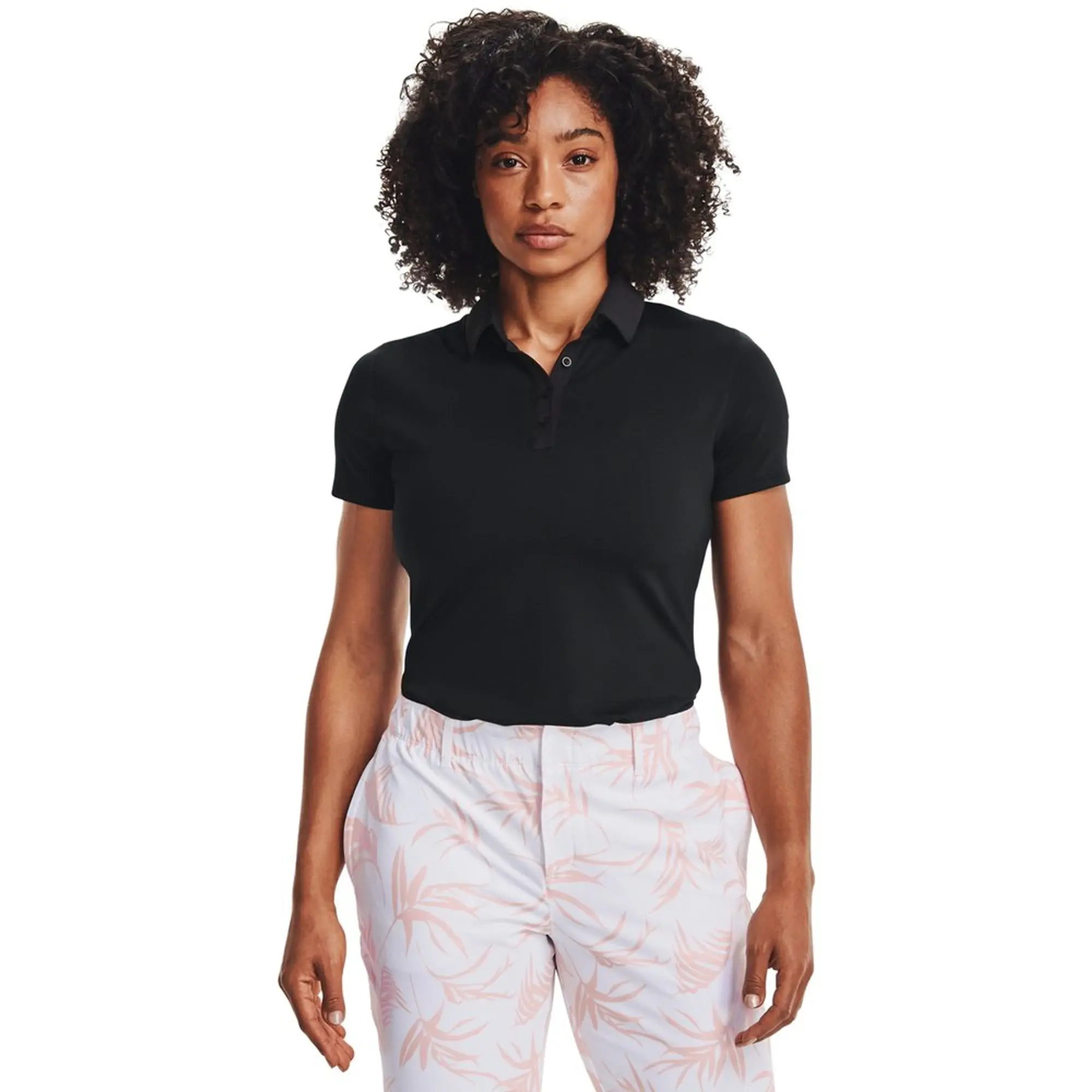 Under Armour Zinger Short Sleeve Polo  - Black