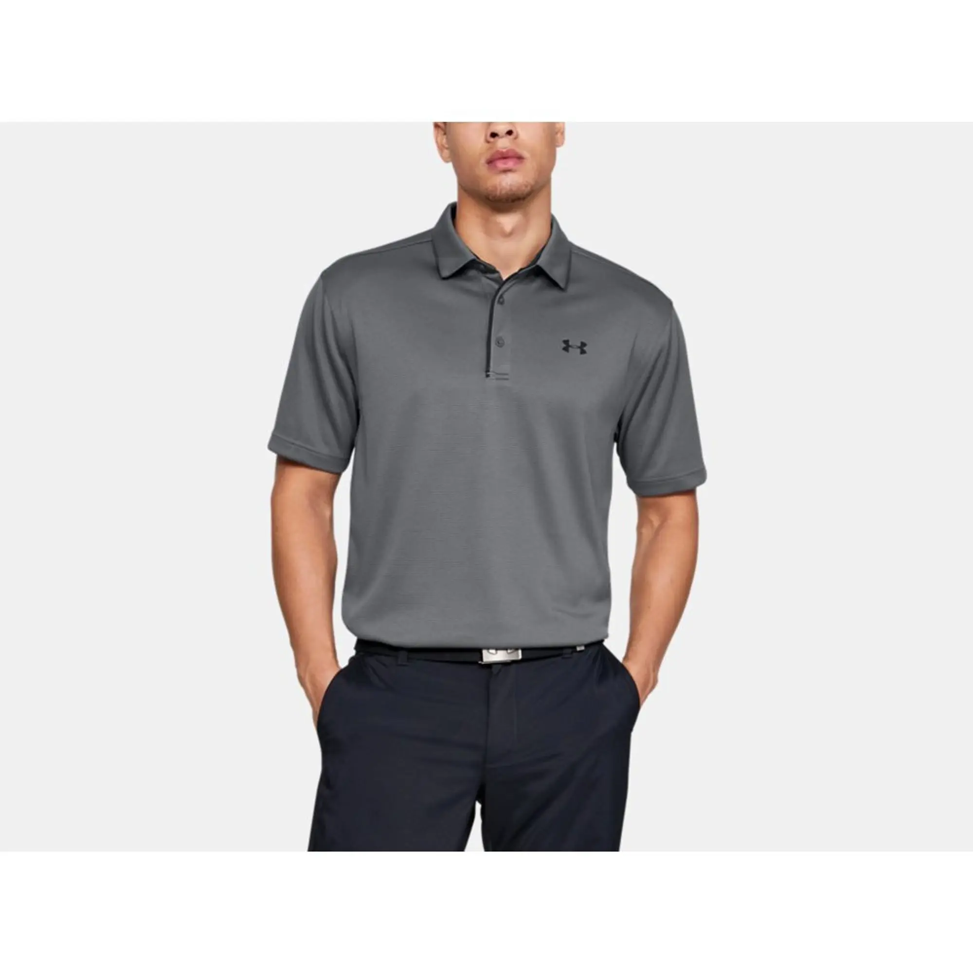 Men's  Under Armour  Tech™ Polo Graphite / Black / Black XXL