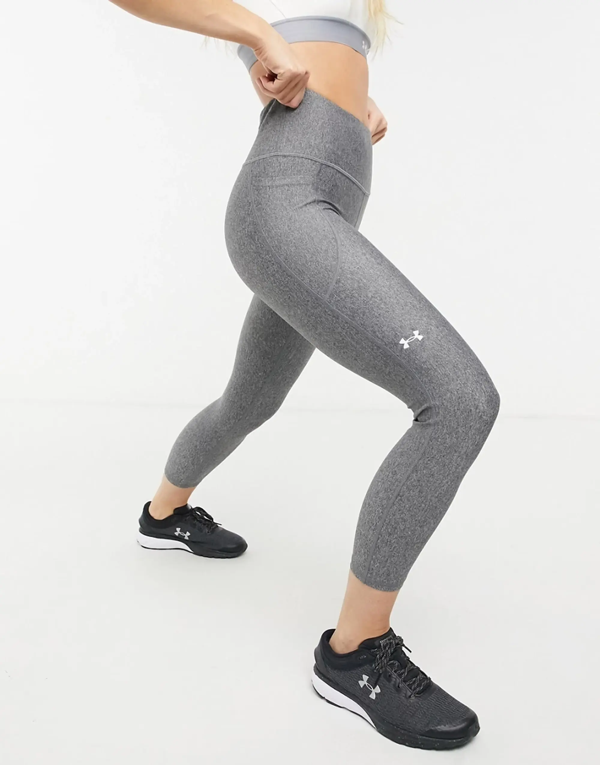 Under Armour Heat Gear Hi Ankle Leggings Womens