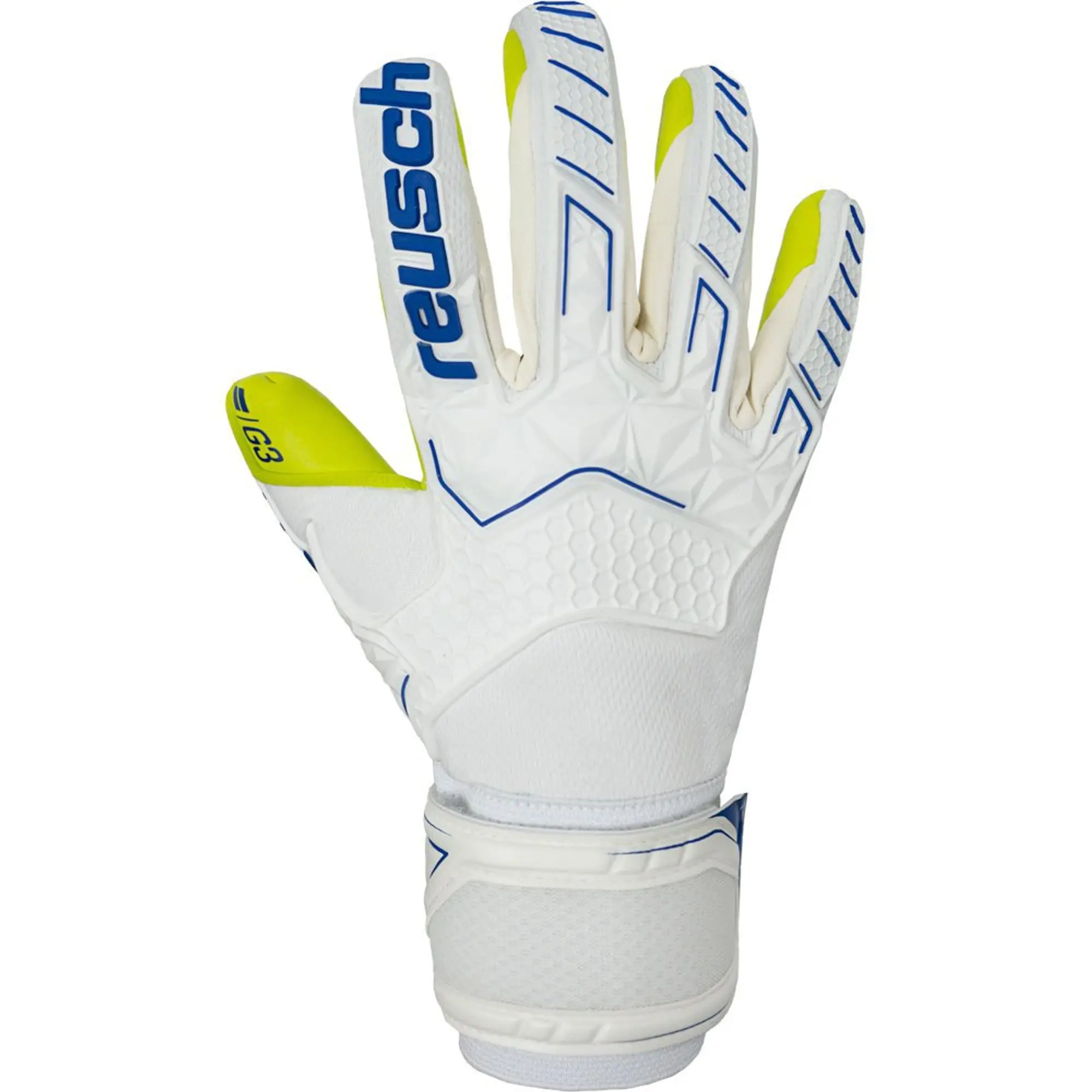 Reusch Attrakt Freegel G3 Goalkeeper Gloves  - Green,White,Blue