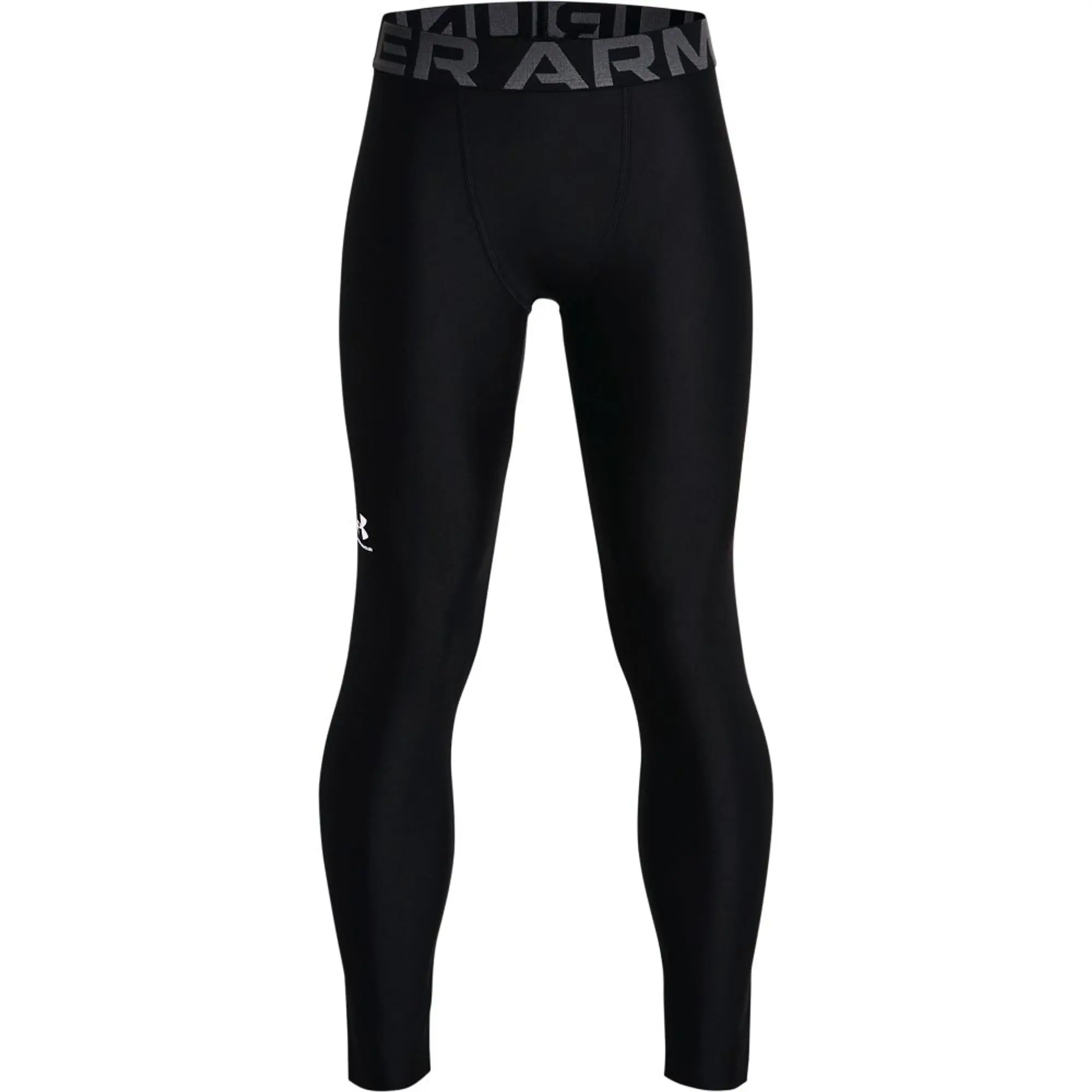 Under Armour HeatGear® Armour Boys' Leggings Black / White YSM (50 - 54 in)