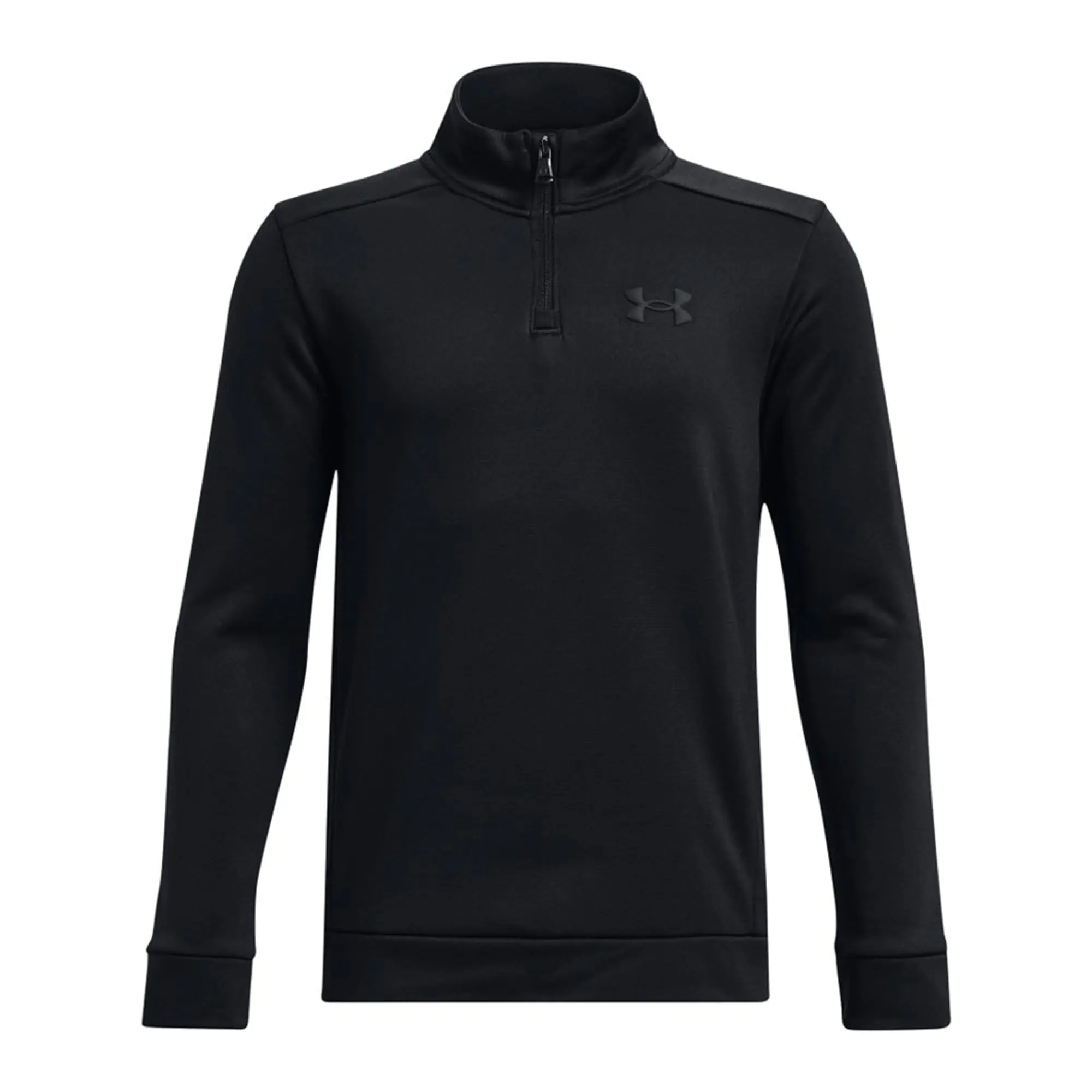 Under Armour Boys' Armour Fleece® ¼ Zip Black / Black YXL (63 - 67 in)
