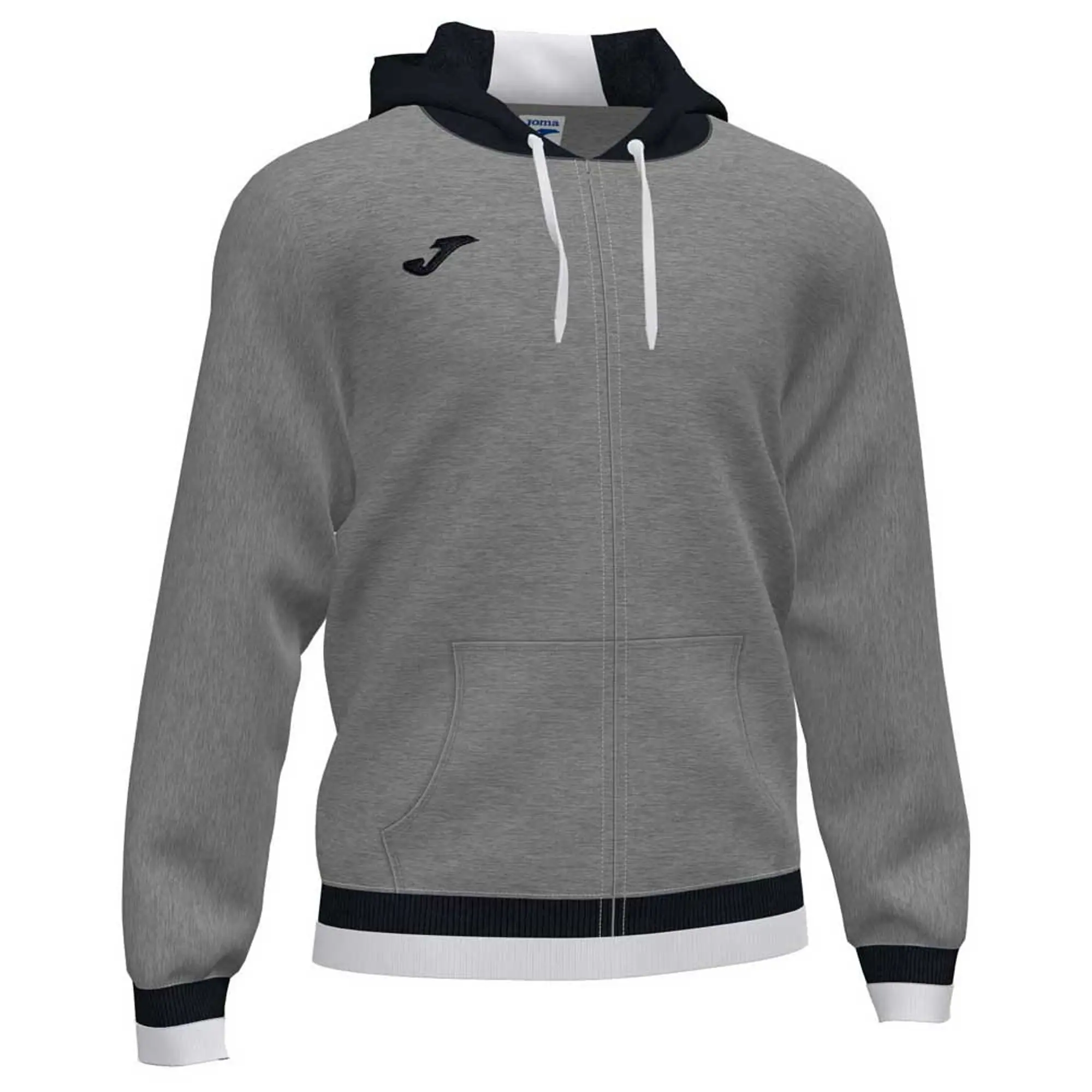 Joma Confort Ii Full Zip Sweatshirt  - Grey