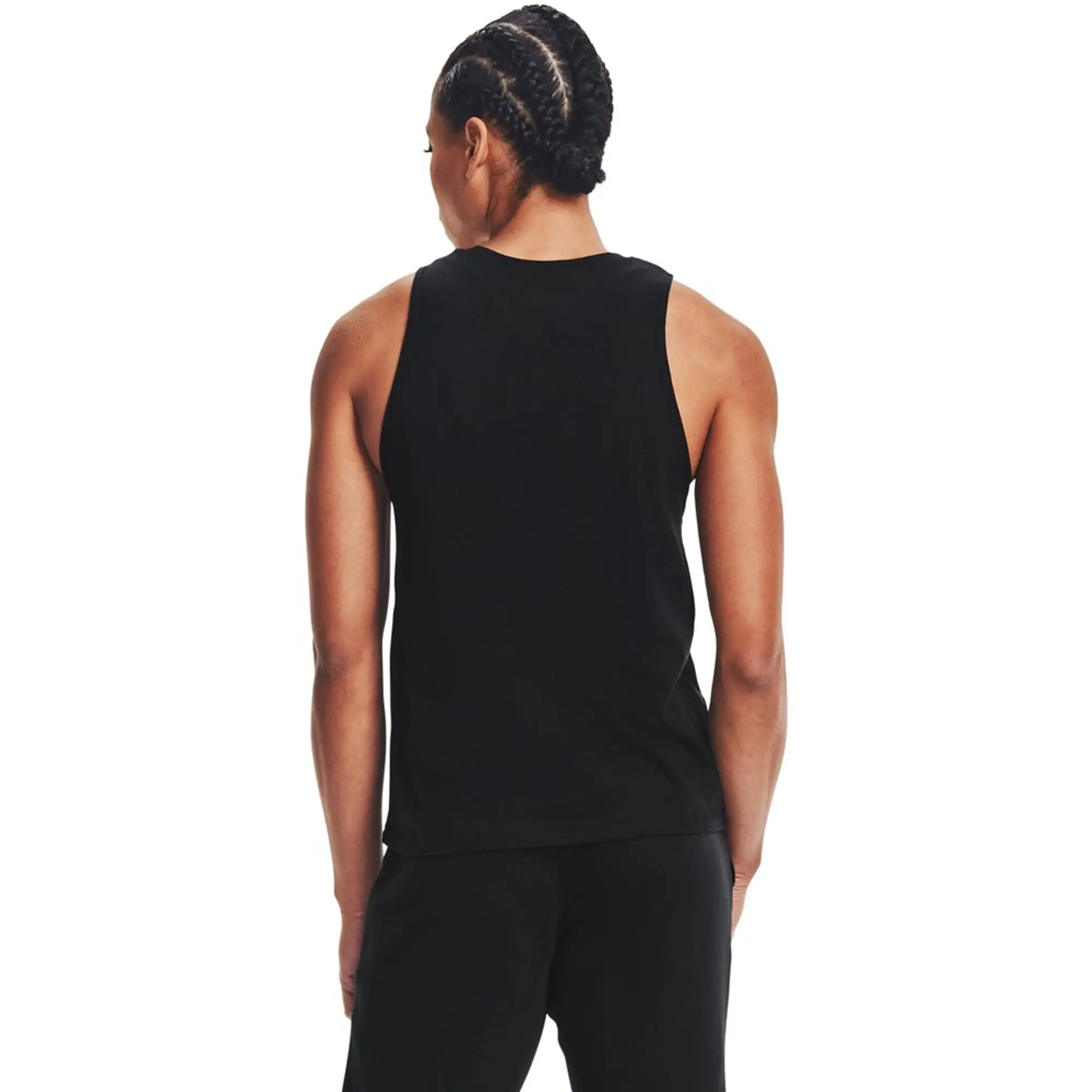 Women's  Under Armour  Rival Tank Black / White XS