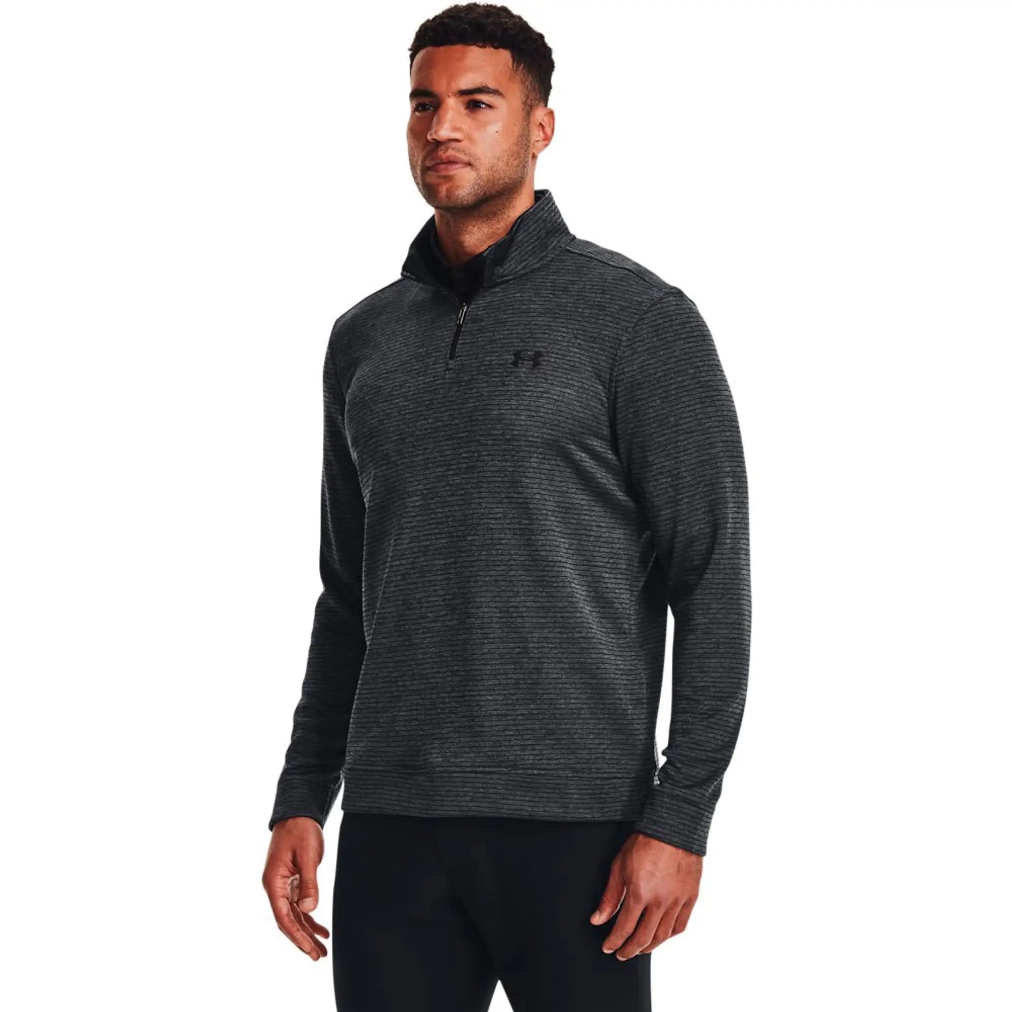Under Armour Storm Fleece Zip Top Mens - Black