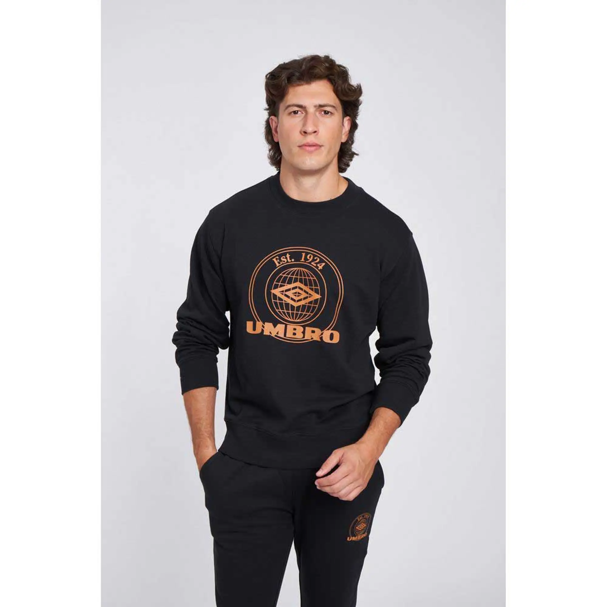 Umbro Collegiate Graphic Sweatshirt  - Black