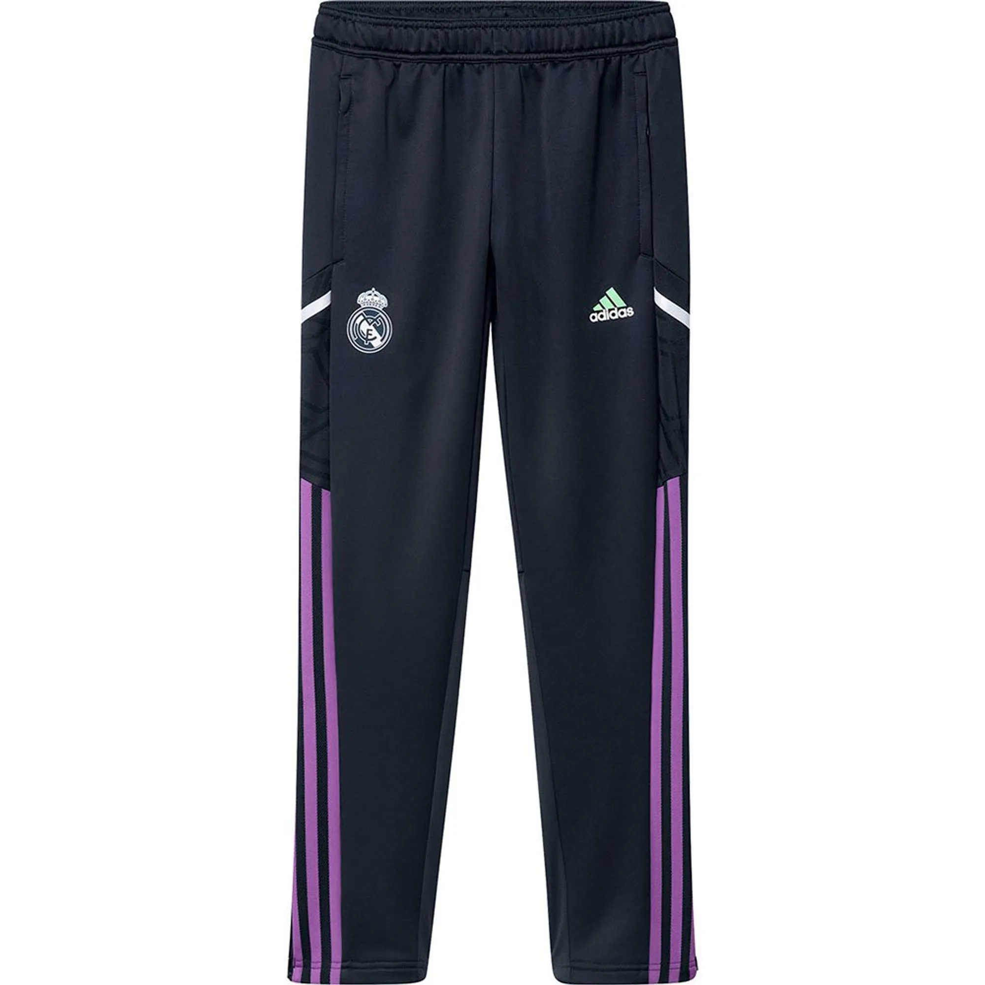 adidas Real Madrid Training Trousers Condivo 22 - Navy/Purple Kids - ['Blue']