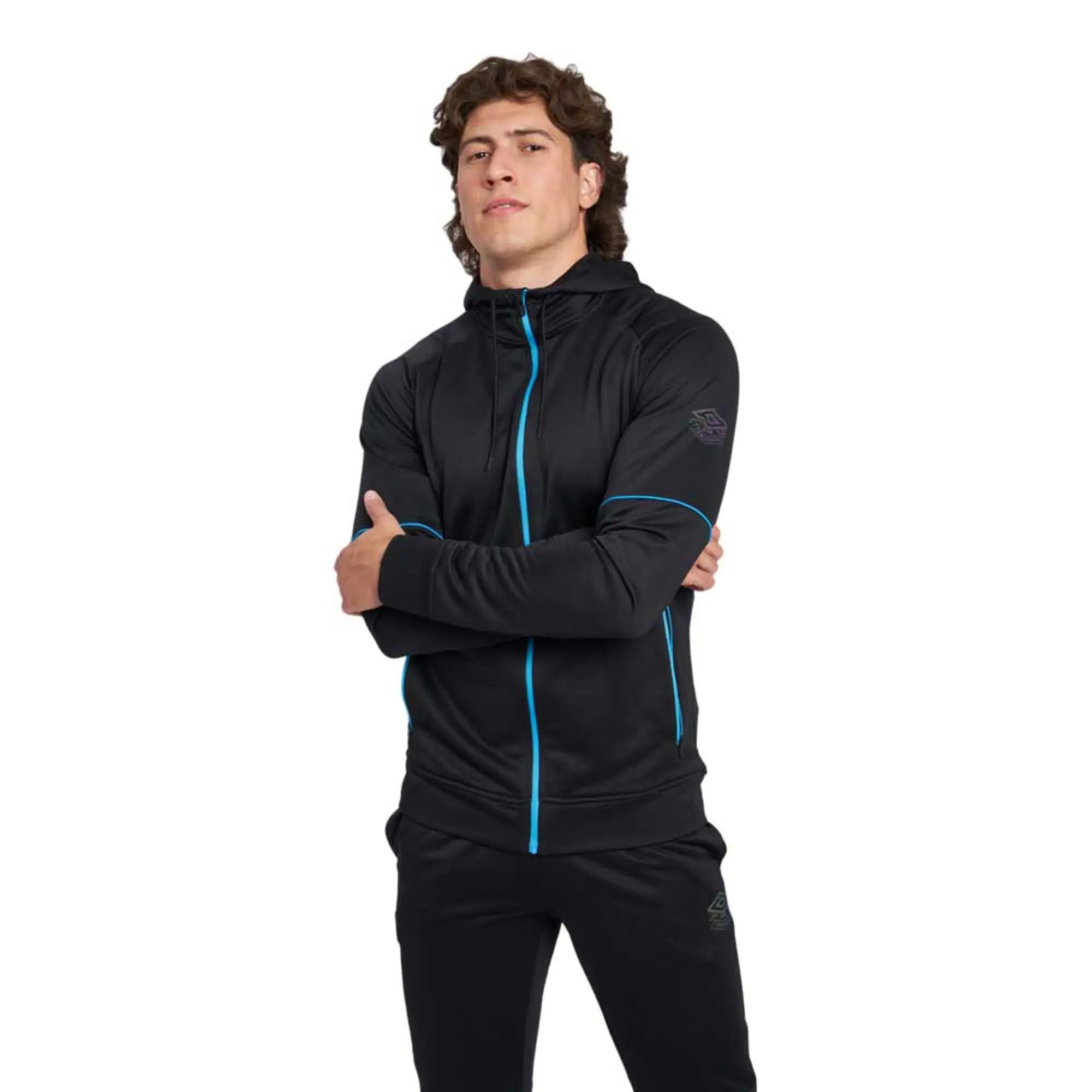 Umbro Pro Training Full Zip Sweatshirt  - Black
