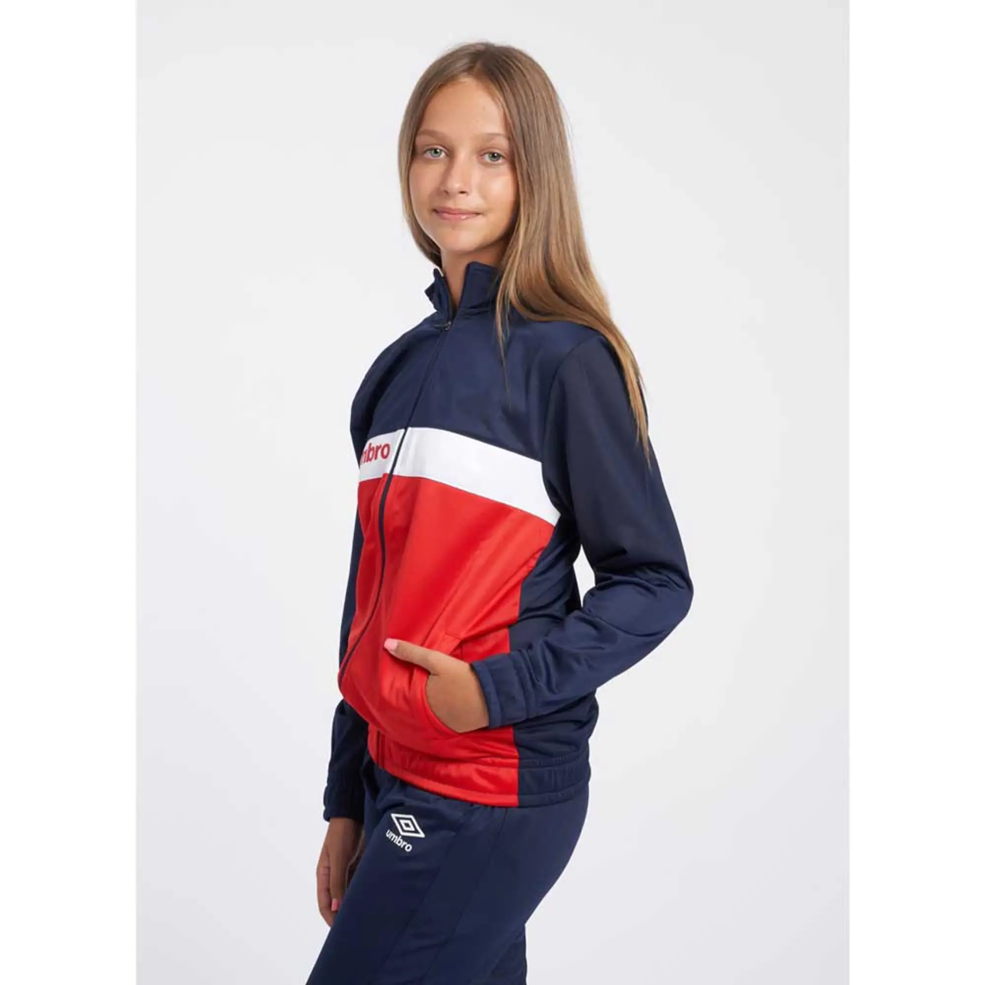 Umbro Sportswear Tracksuit Jacket  - Red,Blue