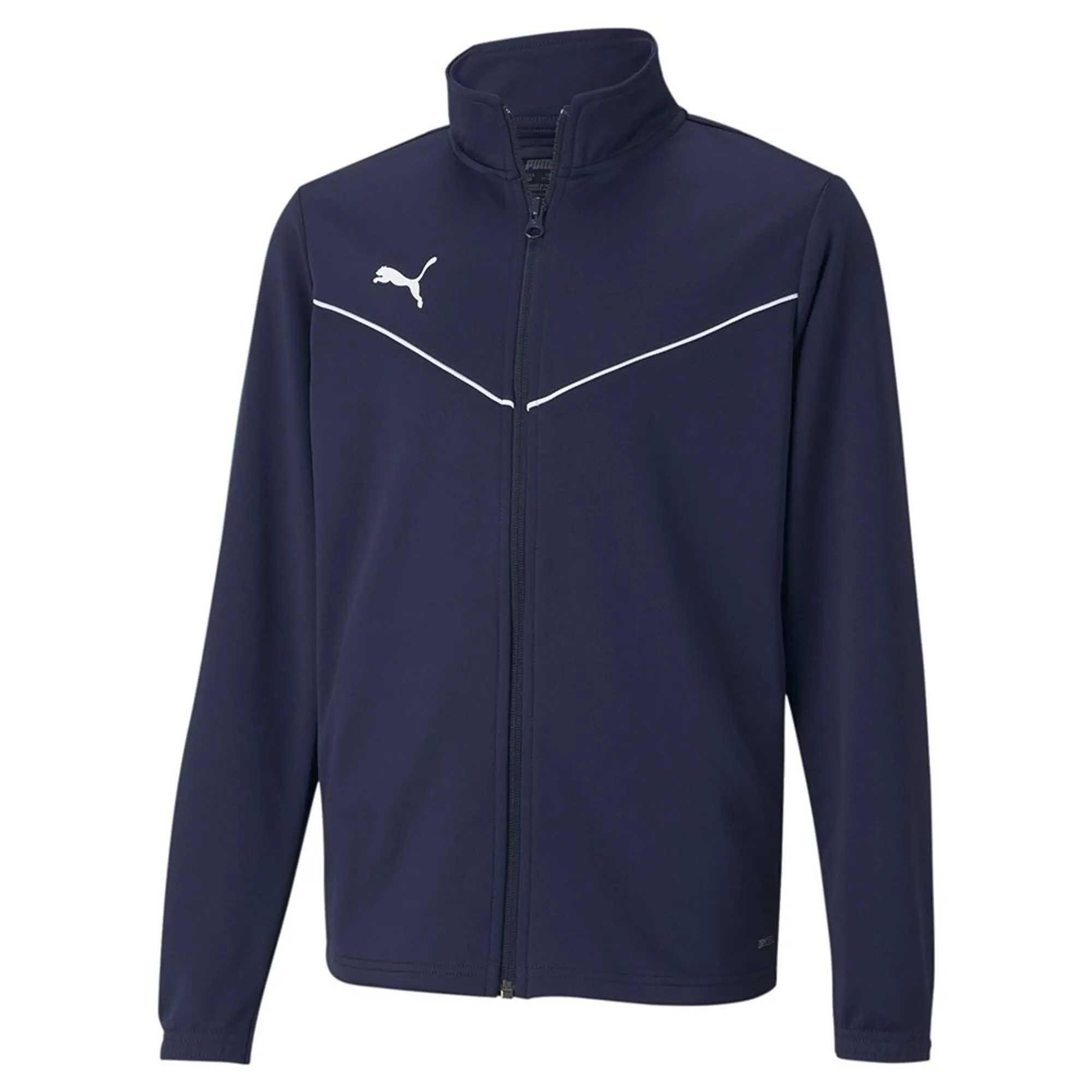 Puma Boys Teamrise Training Poly Track Jacket Peacoat/Puma White