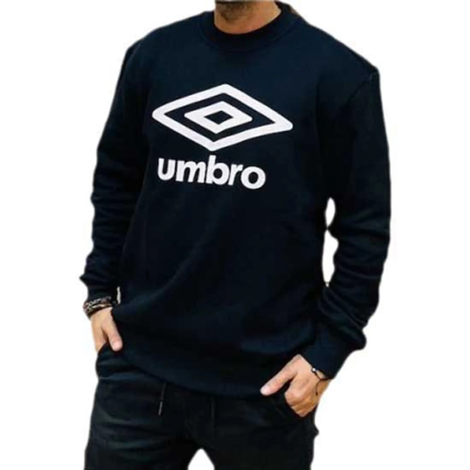 Umbro Large Logo Sweatshirt  - Black