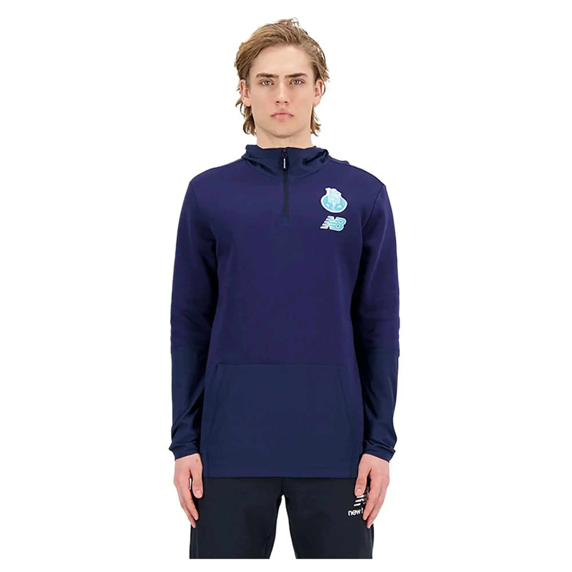 New Balance Fc Porto Overhead Sweatshirt  - Blue