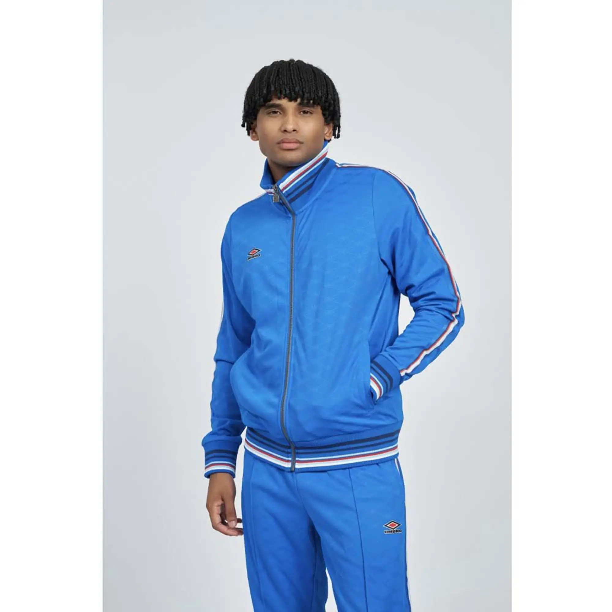 Umbro Monogram Anthem Tracksuit Jacket  - Blue
