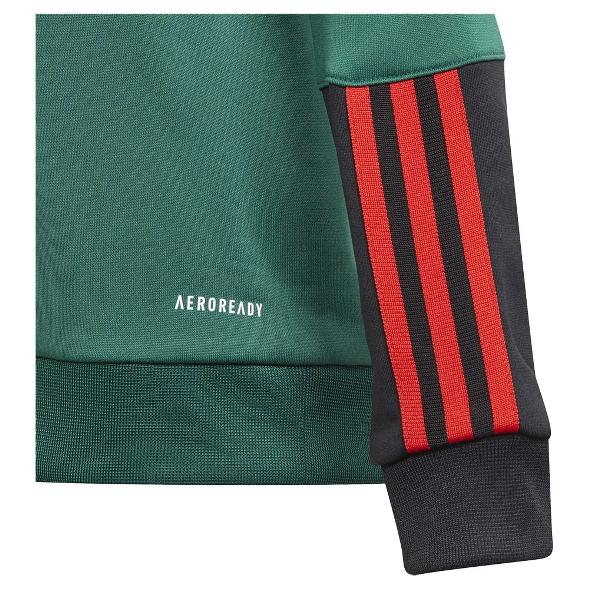 Manchester United adidas Training Hoodie - Green - Kids