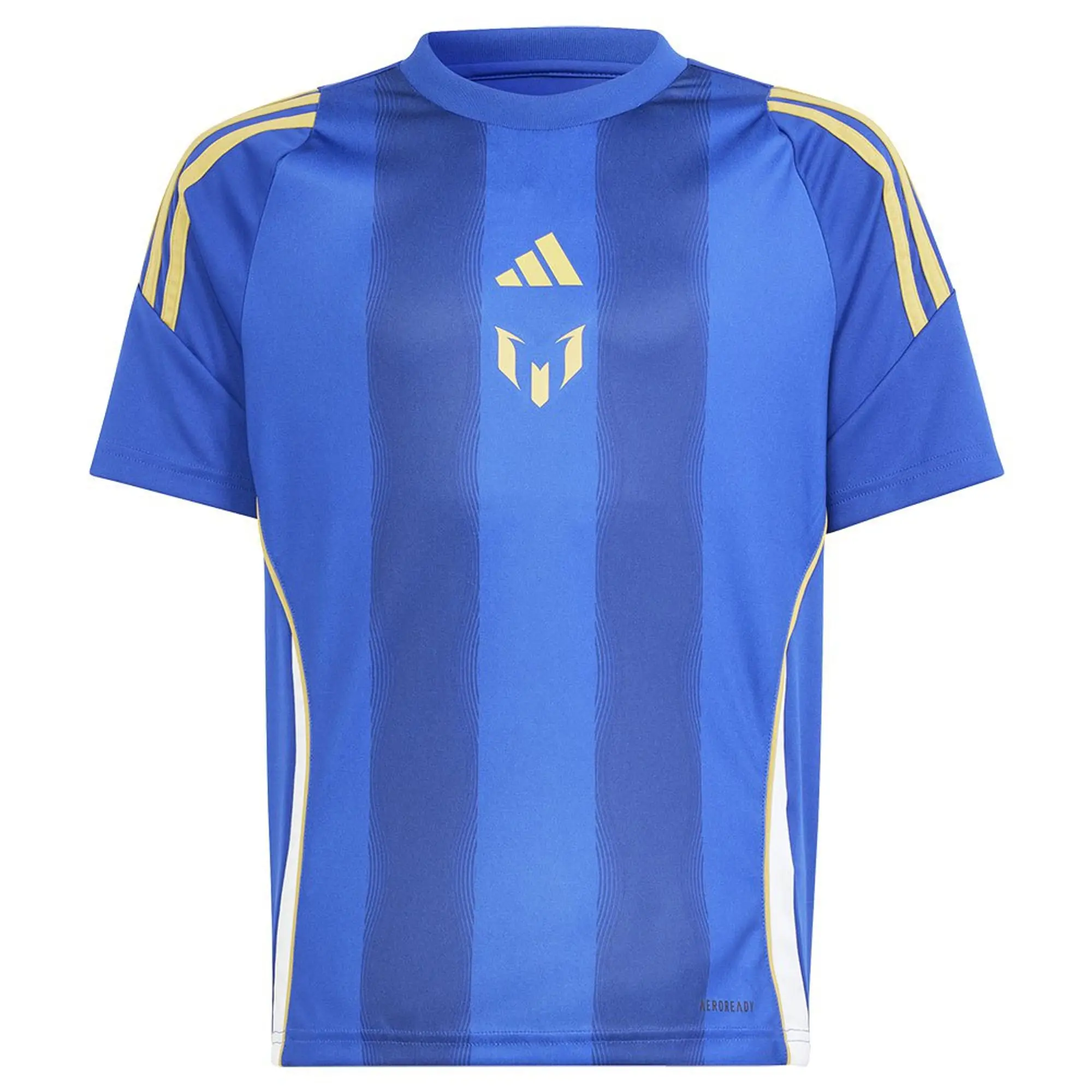 adidas Kids Messi Training Shirt Semi Lucid Blue Victory Blue