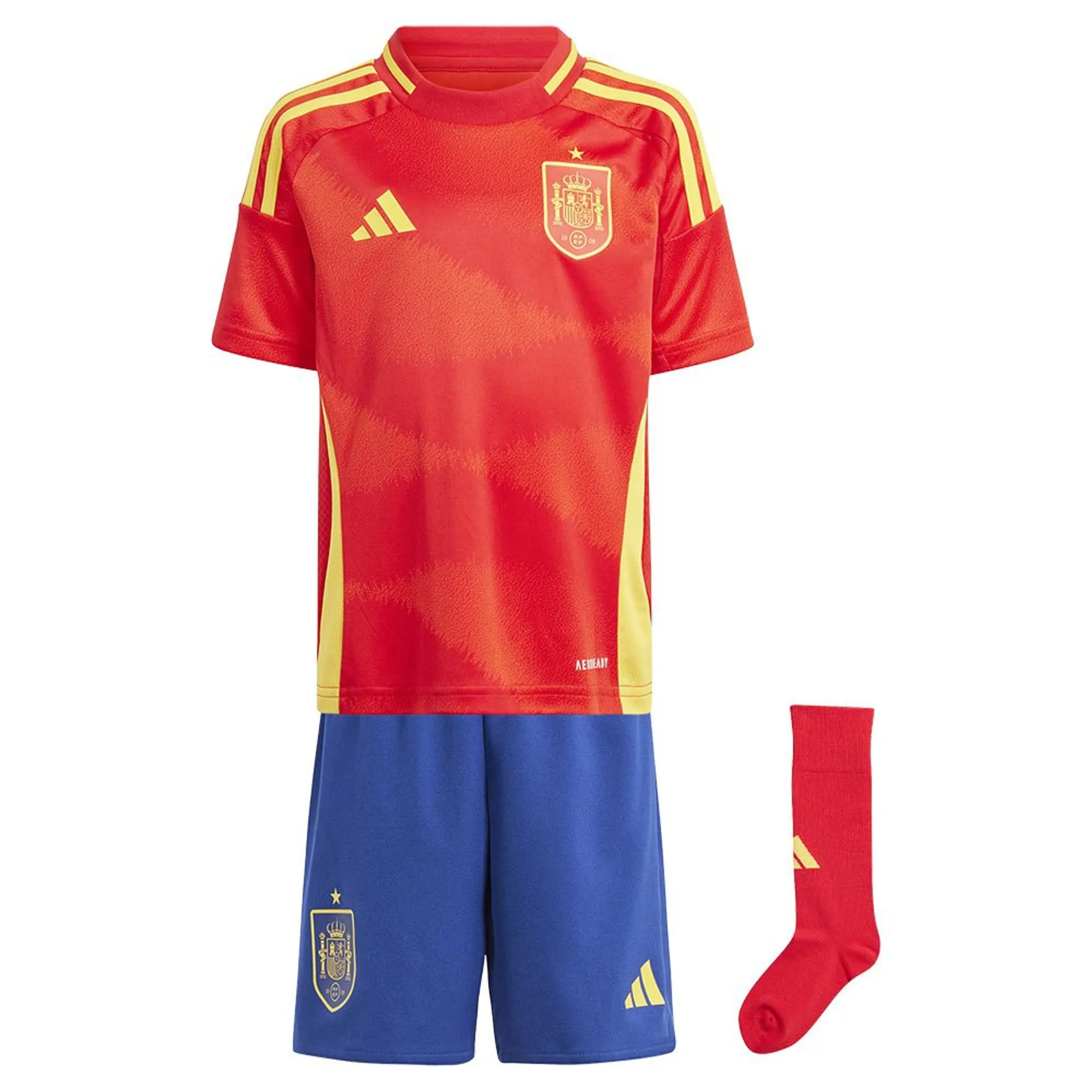 adidas Spain Kids SS Home Mini Kit 2024