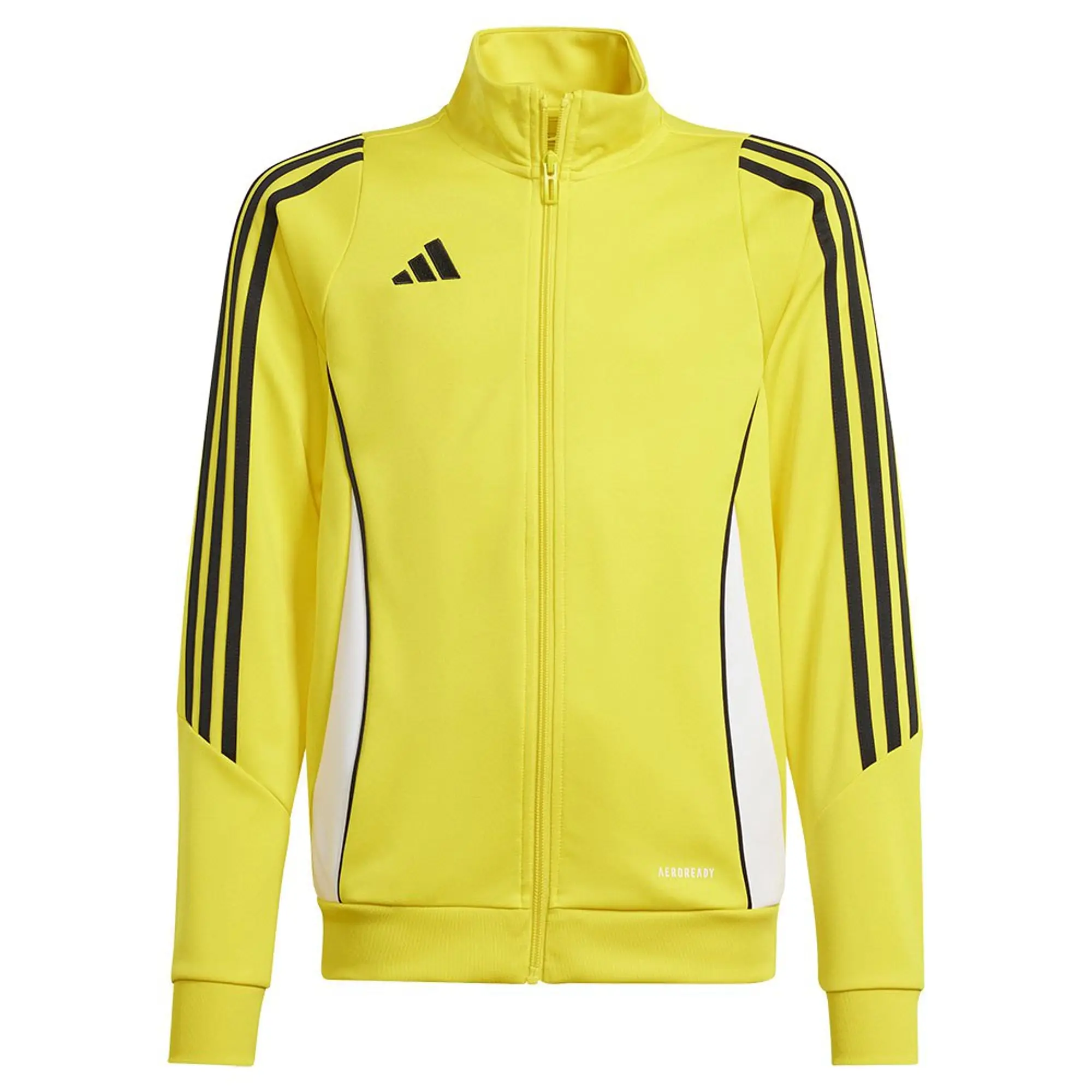 adidas    girls's Children's Tracksuit jacket in Yellow