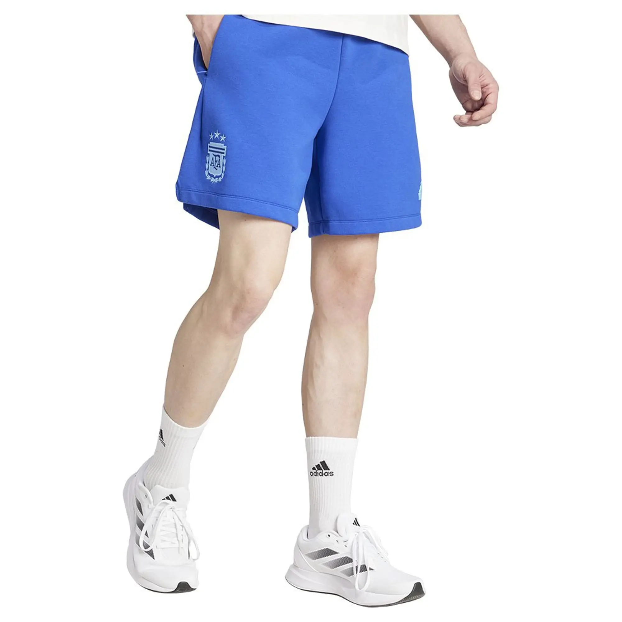 Argentina Travel Shorts (Blue) 2024-2025 Men's Size: 42 Waist Made By: Adidas