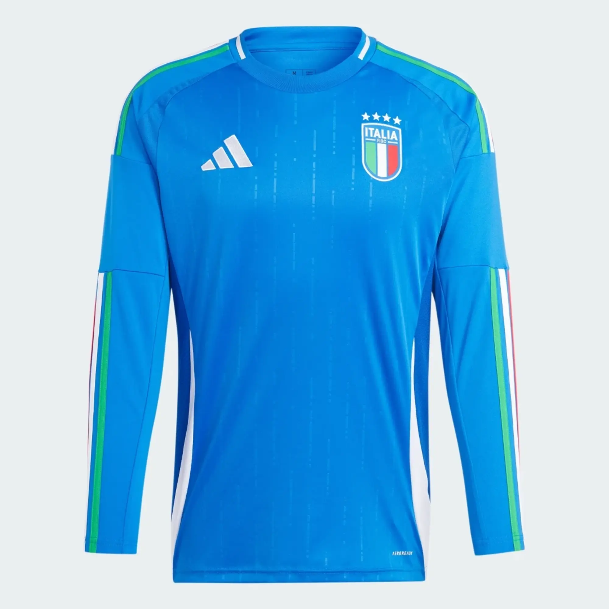 adidas Italy Mens LS Home Shirt 2024
