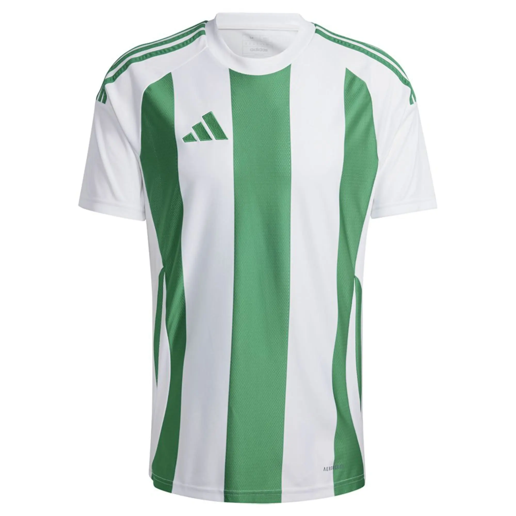 Adidas Playershirt Striped 24 - ['White', 'Green']