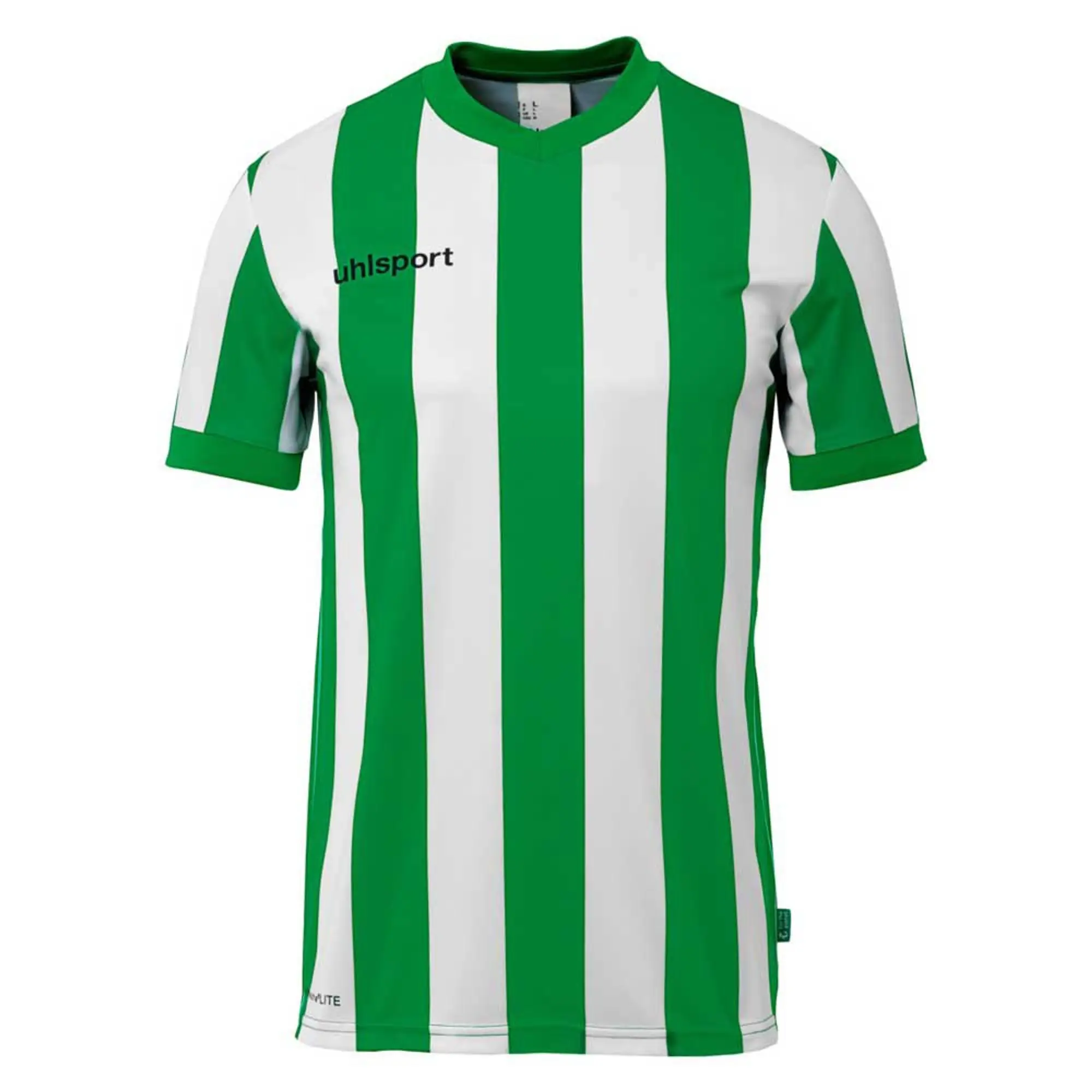Uhlsport Retro Stripe Short Sleeve T-shirt  - Green