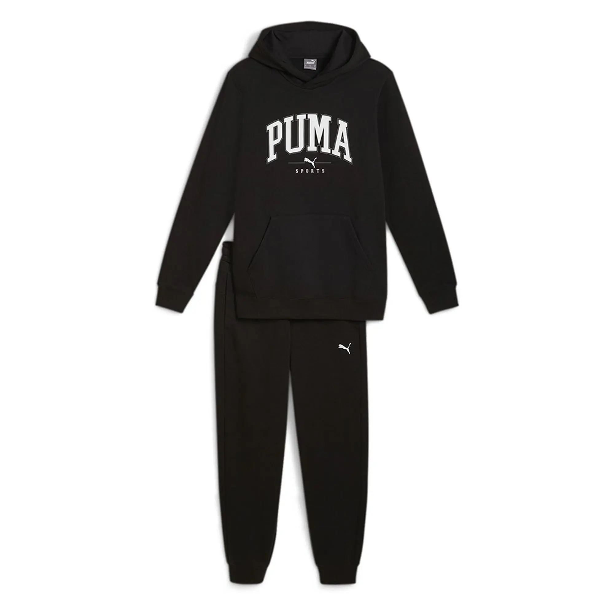 Puma Squad Hooded Tracksuit  - Black