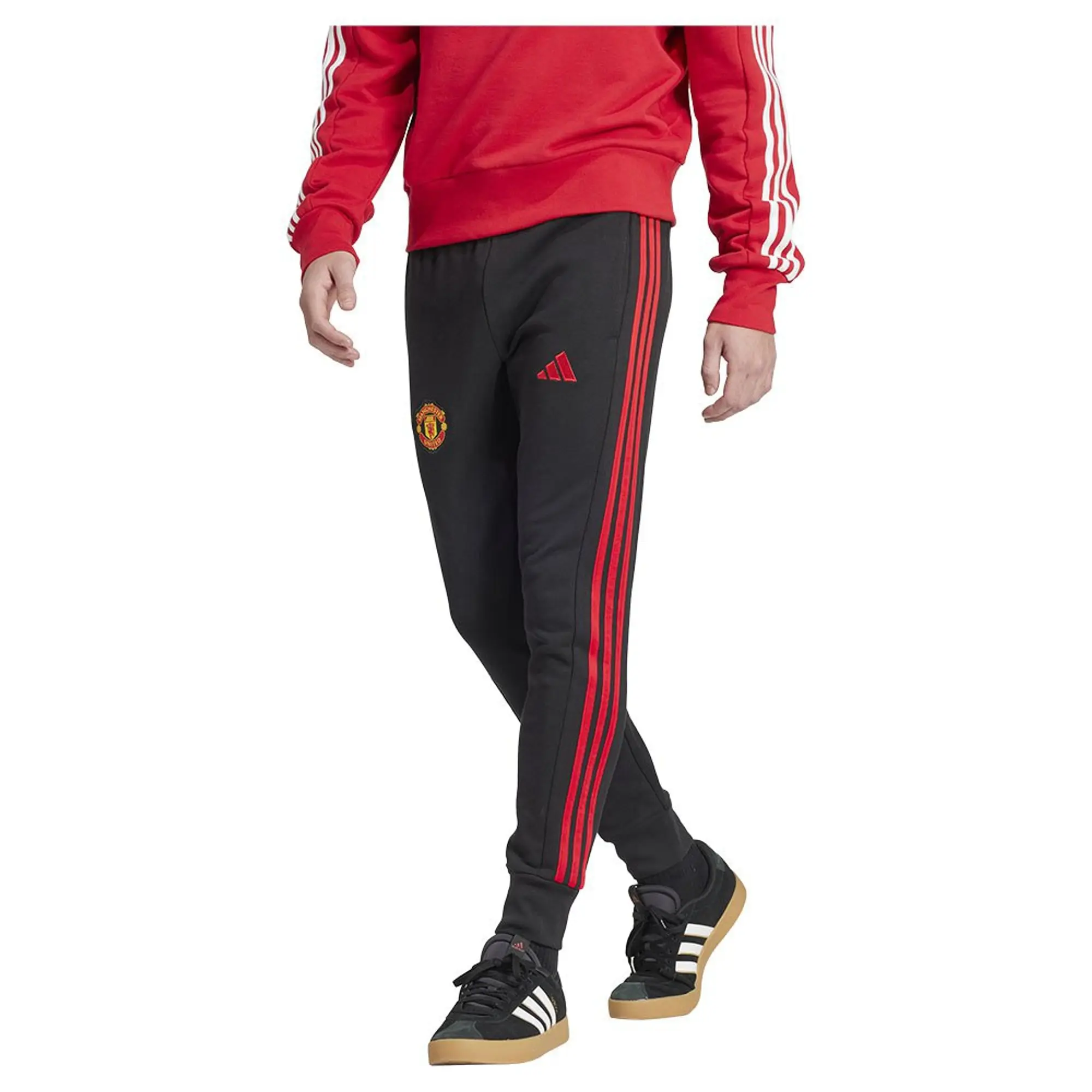 Manchester United adidas DNA Sweat Pants - Black