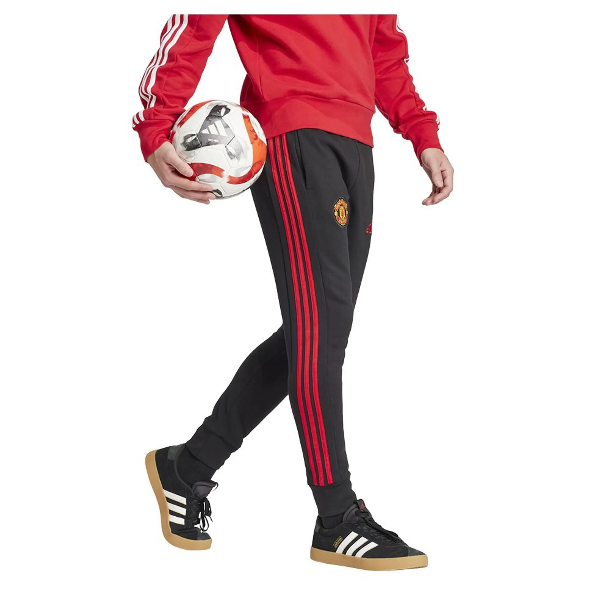 Manchester United adidas DNA Sweat Pants - Black
